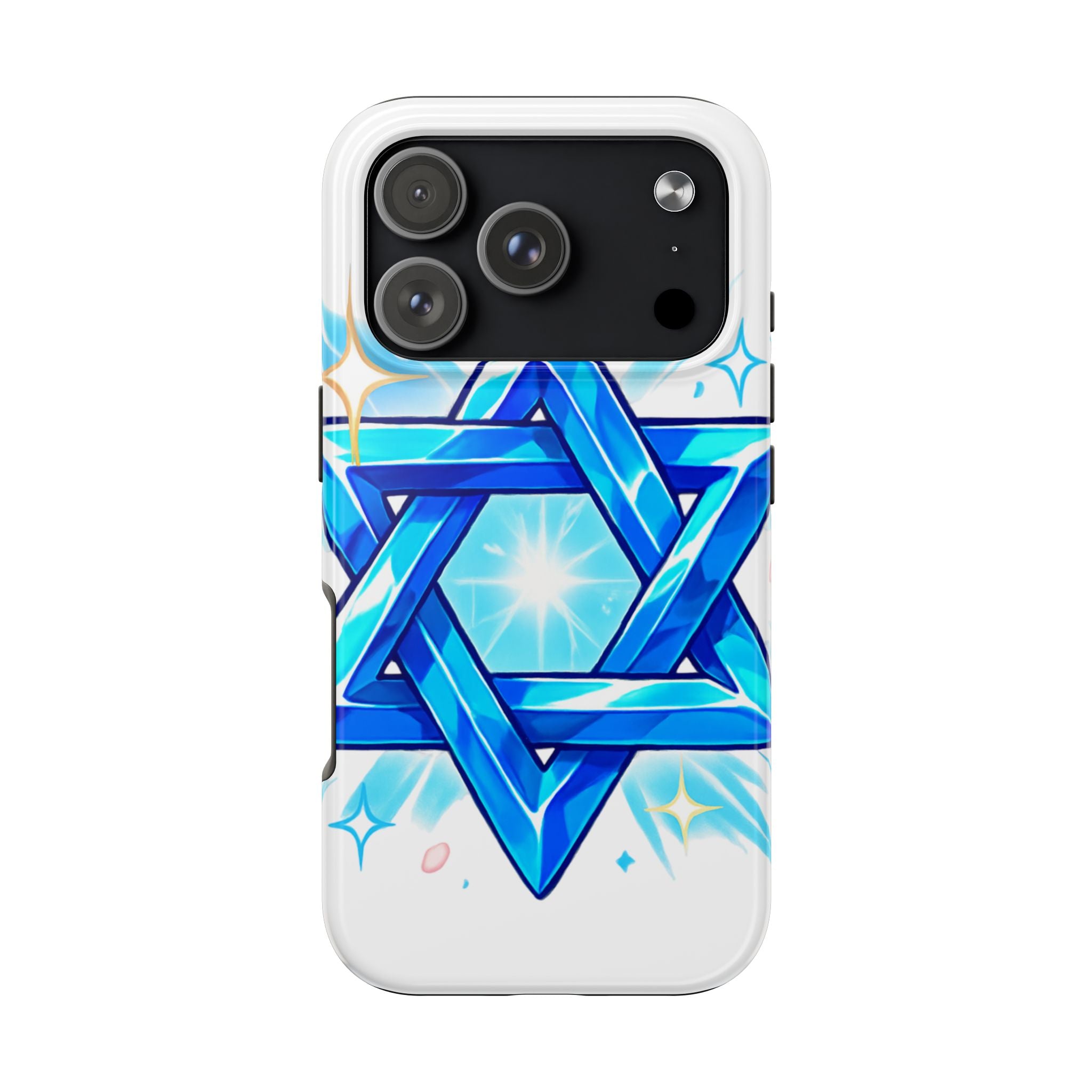 Star of David Blue Phone Case — Jewish Protection Design | Jewish Gift