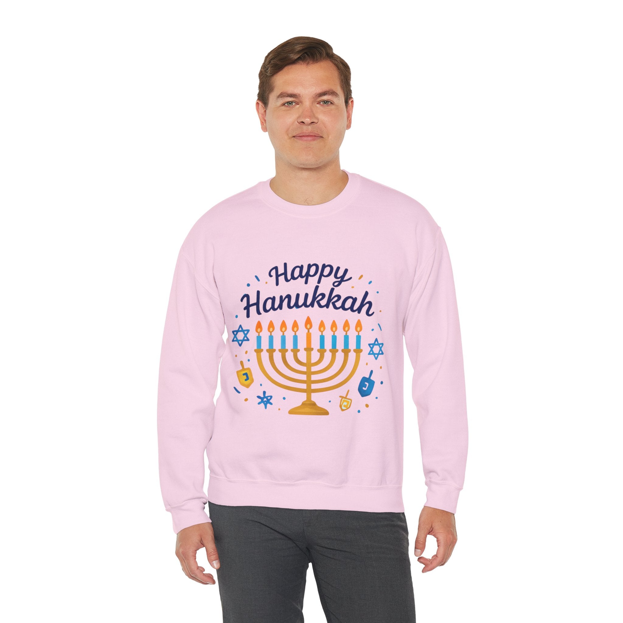 Happy Hanukkah Menorah Sweatshirt