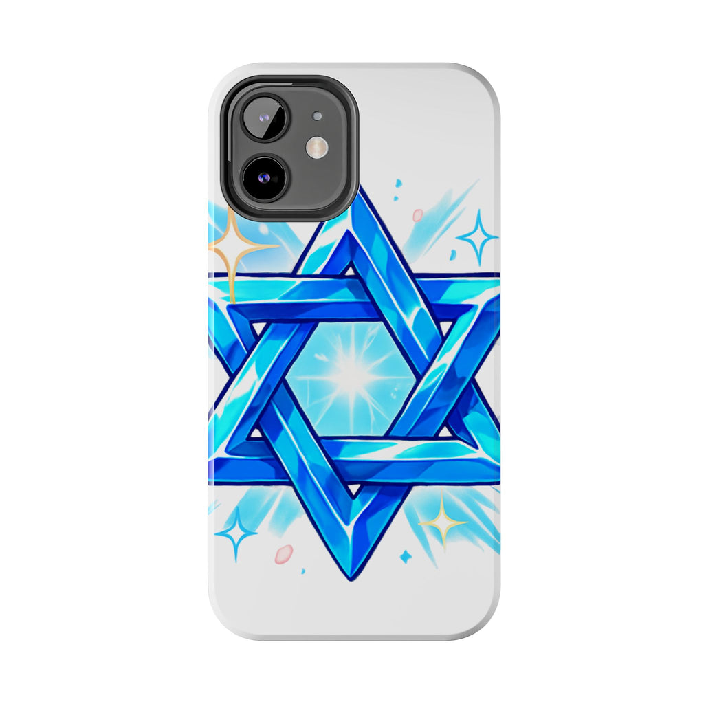 Star of David Blue Phone Case — Jewish Protection Design | Jewish Gift