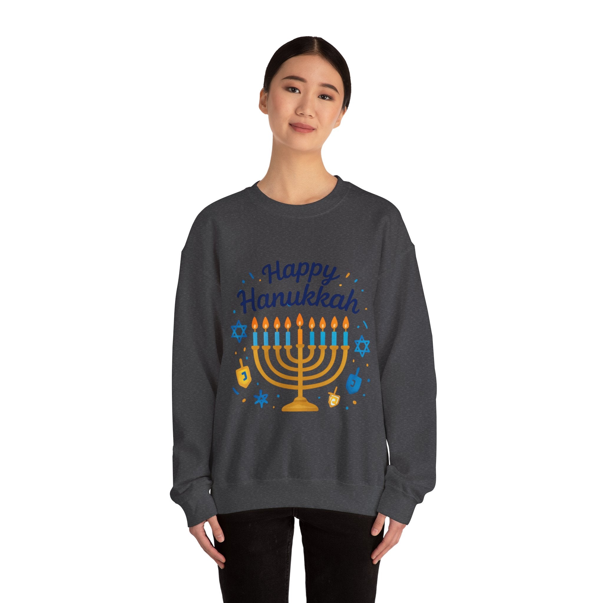 Happy Hanukkah Menorah Sweatshirt