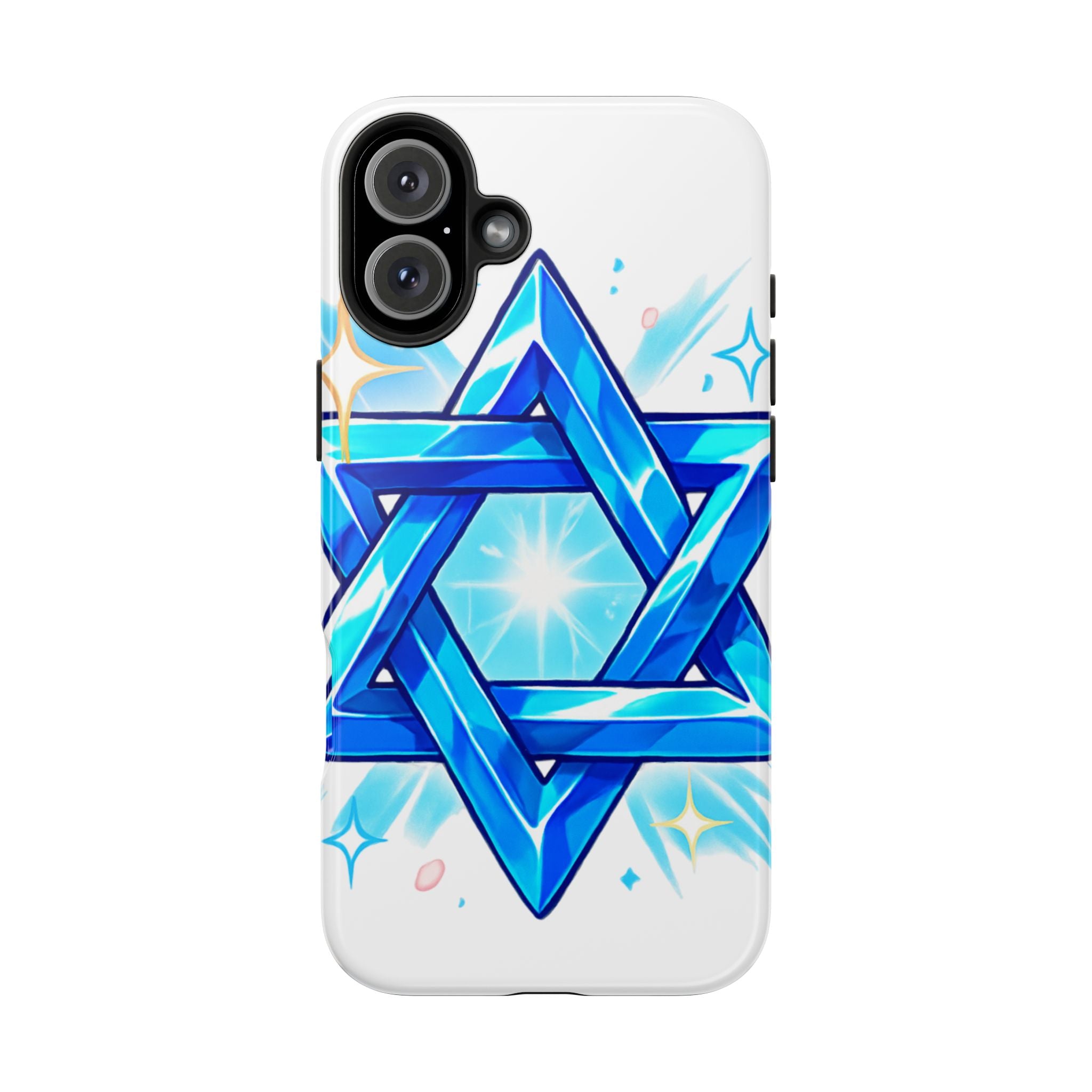 Star of David Blue Phone Case — Jewish Protection Design | Jewish Gift