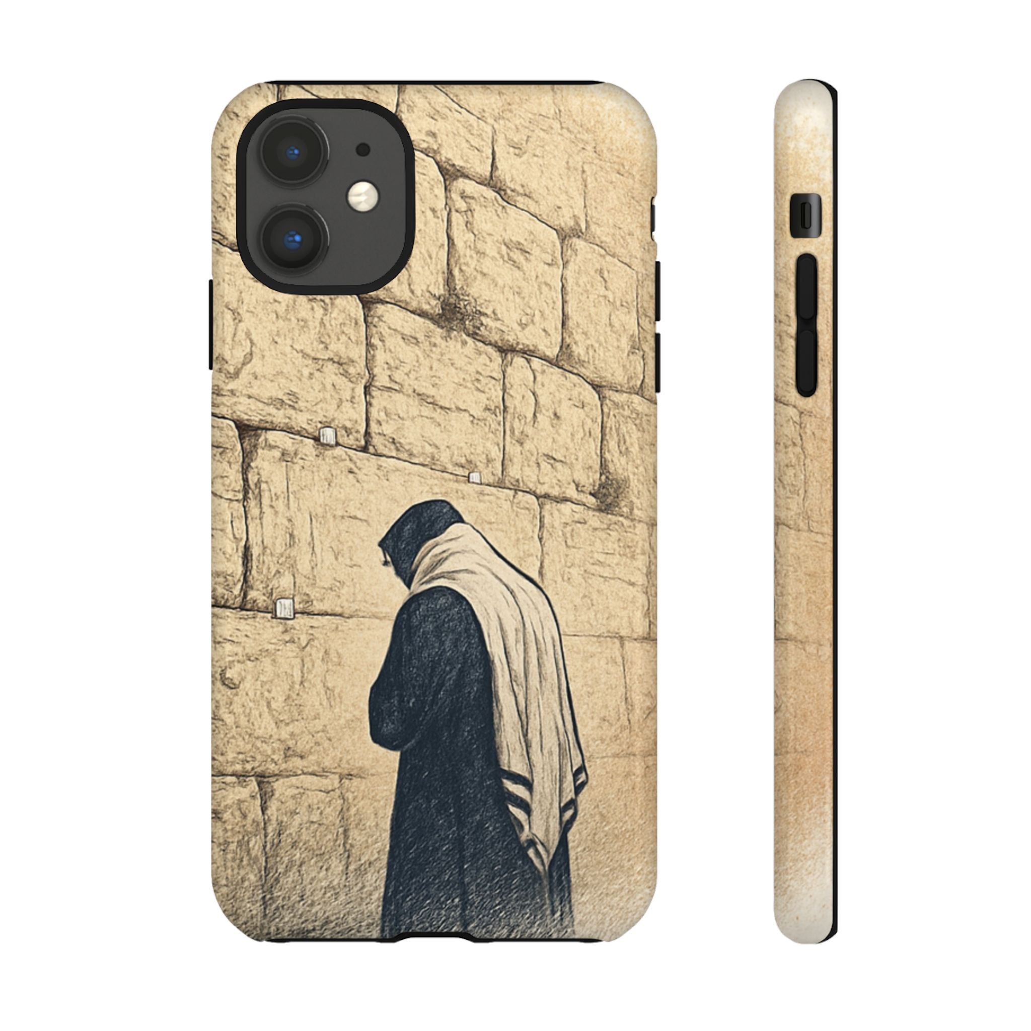 Western Wall Prayer Phone Case — Jewish Prayer Design Tough Cases