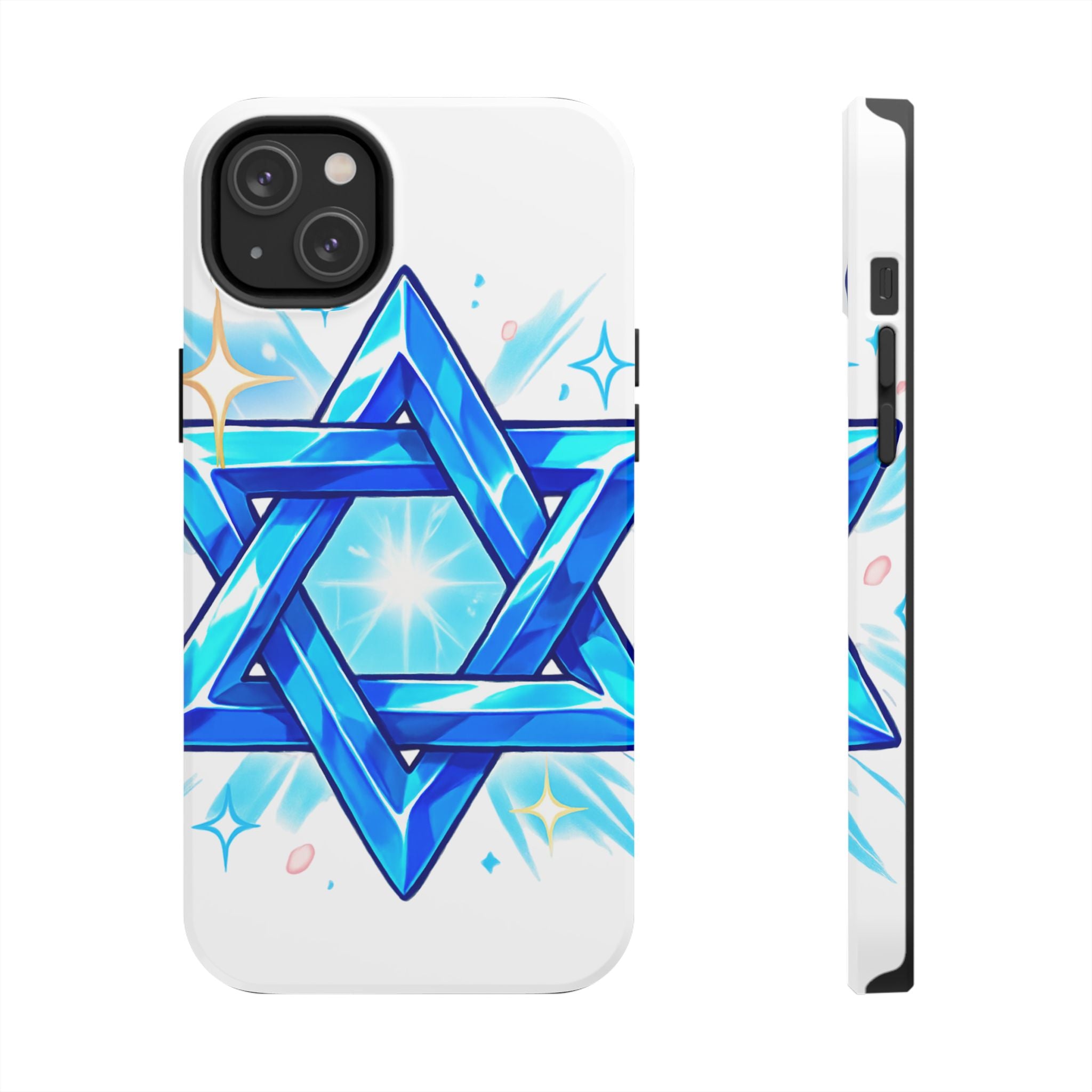 Star of David Blue Phone Case — Jewish Protection Design | Jewish Gift