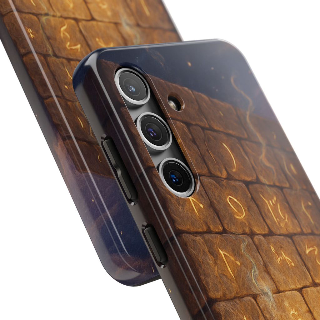 Jewish western Wall Illustration Phone Case — Prayer Silhouettes, Jerusalem Religious Art