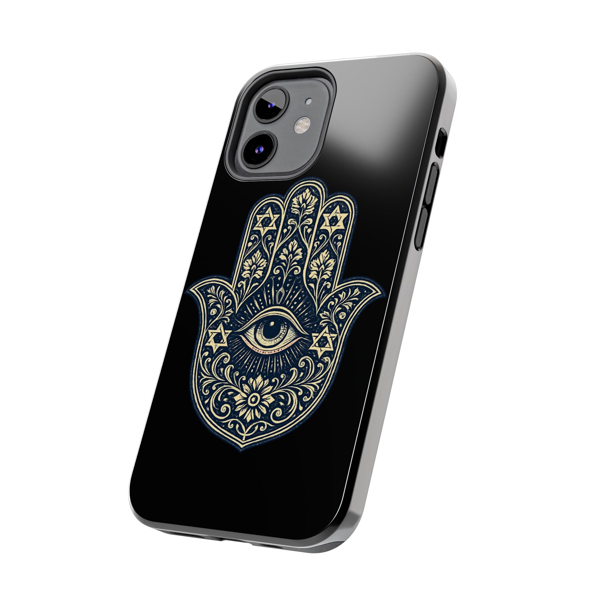 Hamsa Eye Tough Phone Case — Protective Spiritual Phone Cover