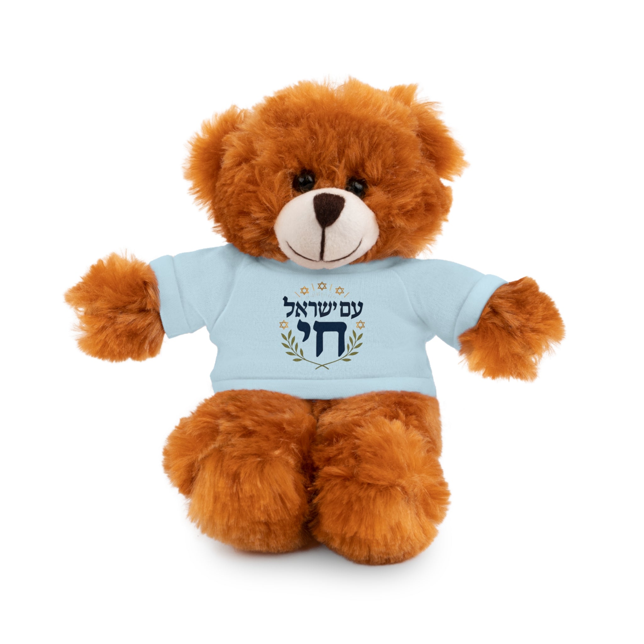 Israel Chai Teddy Bear — Plush Stuffed Animal with Tee