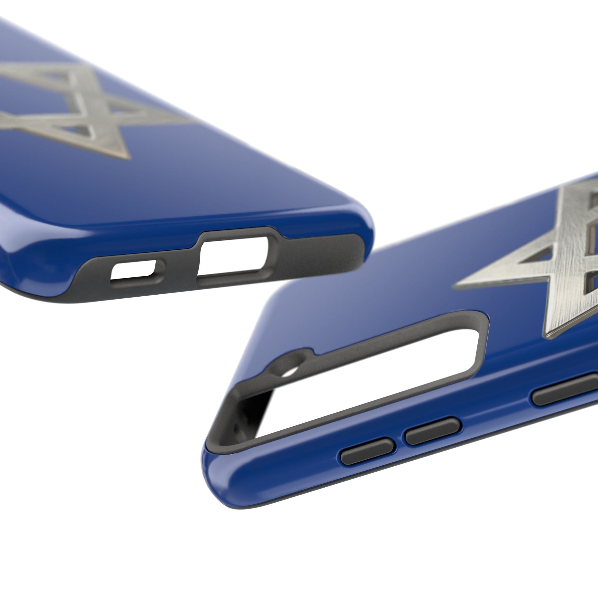 Jewish Blue Phone Case with Silver Star of David – Tough Protective Jewish Religious Design