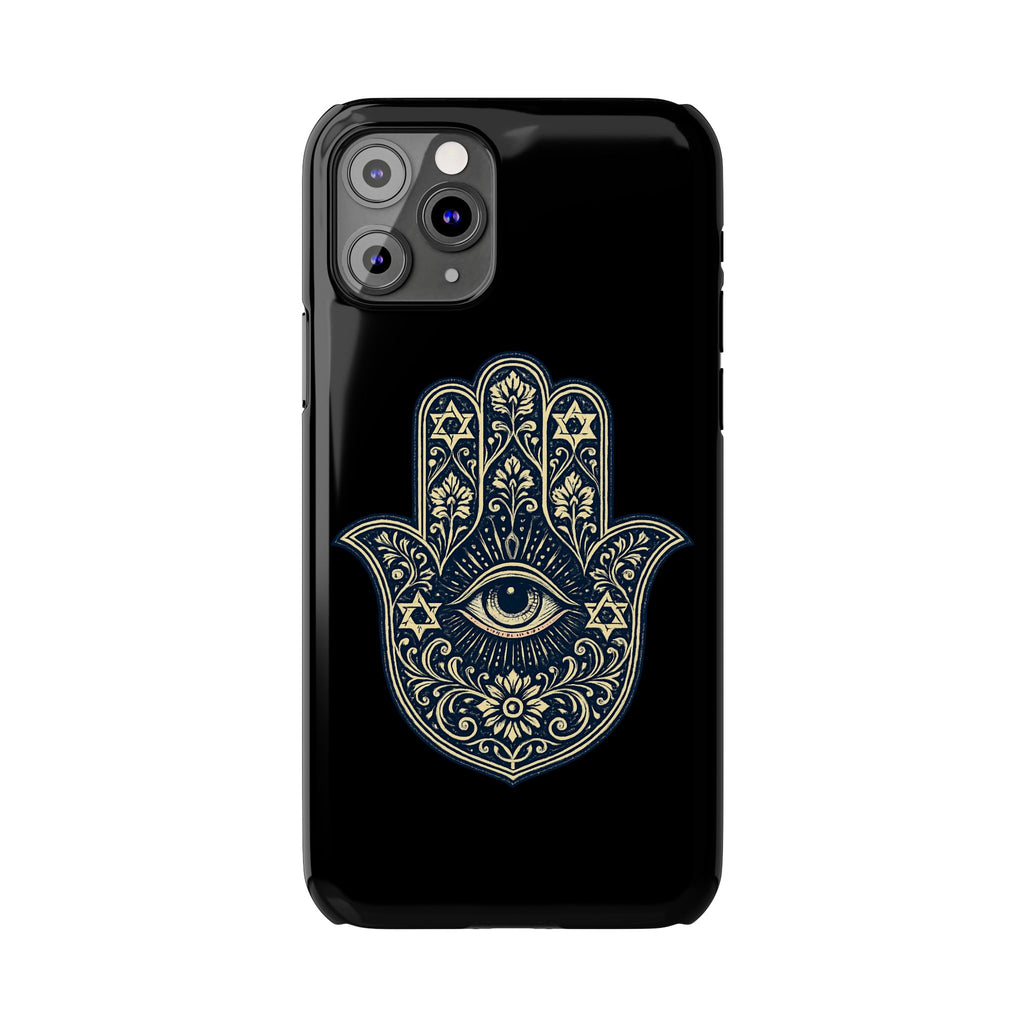 Hamsa Eye Slim Phone Case — Protective Spiritual Hand Design
