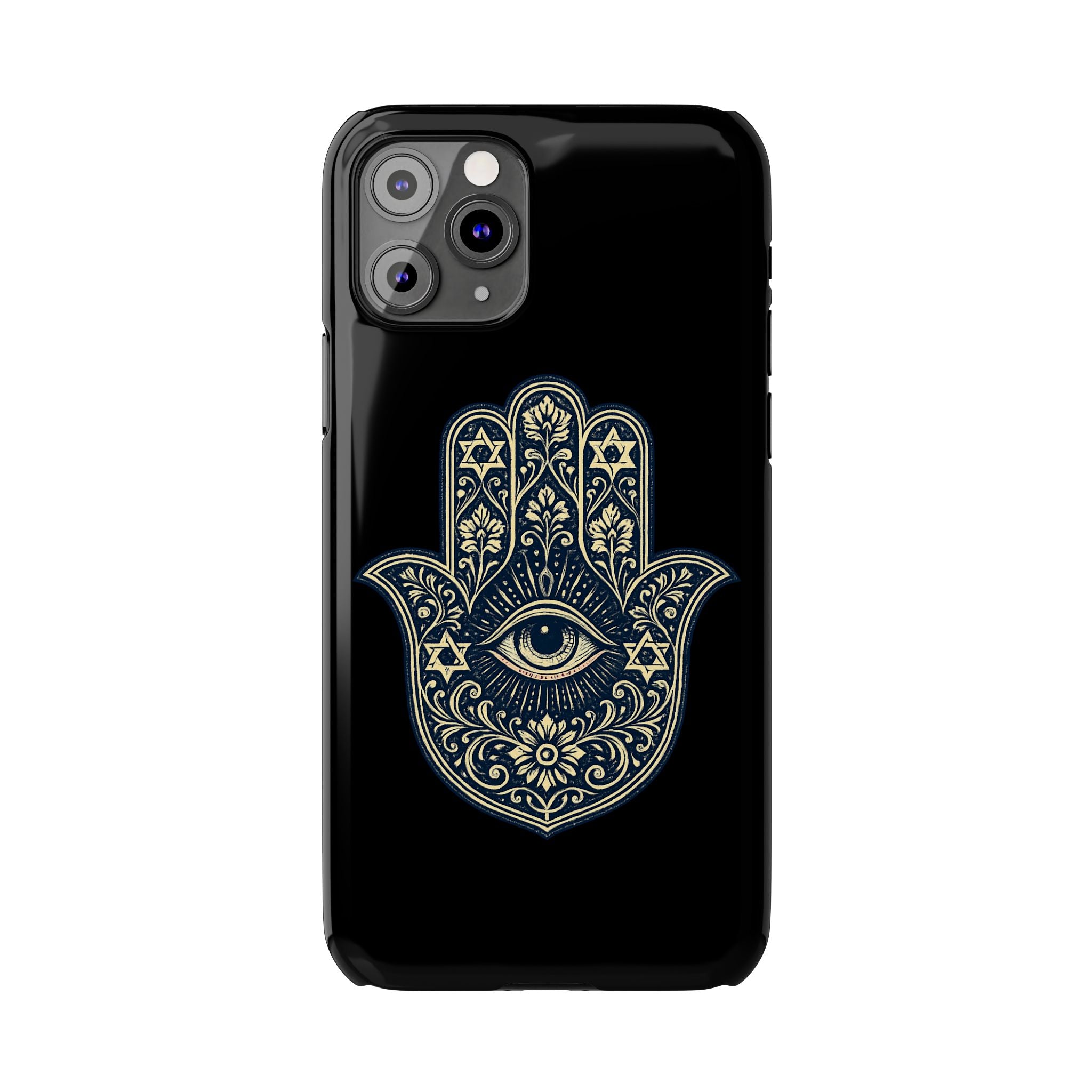 Hamsa Eye Slim Phone Case — Protective Spiritual Hand Design