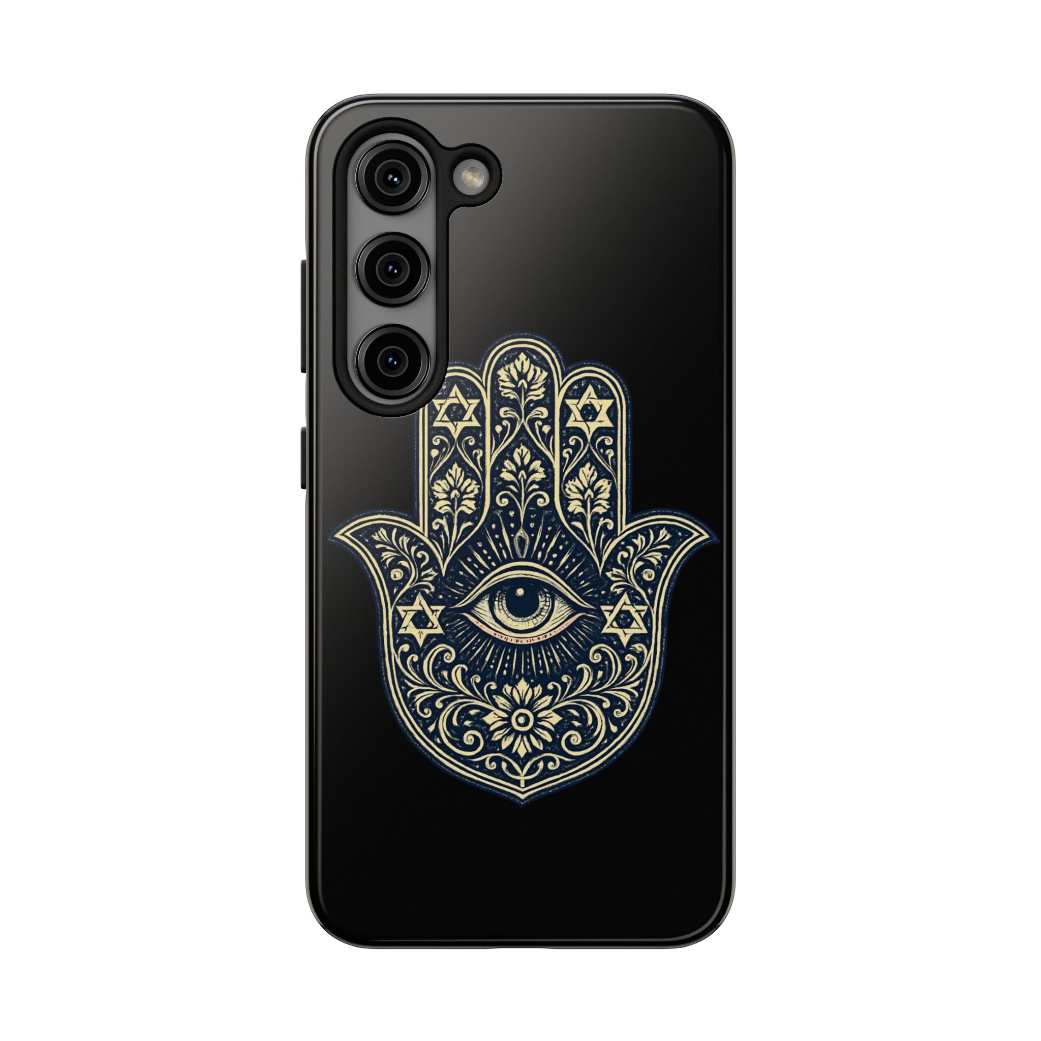 Hamsa Eye Tough Phone Case — Protective Spiritual Phone Cover