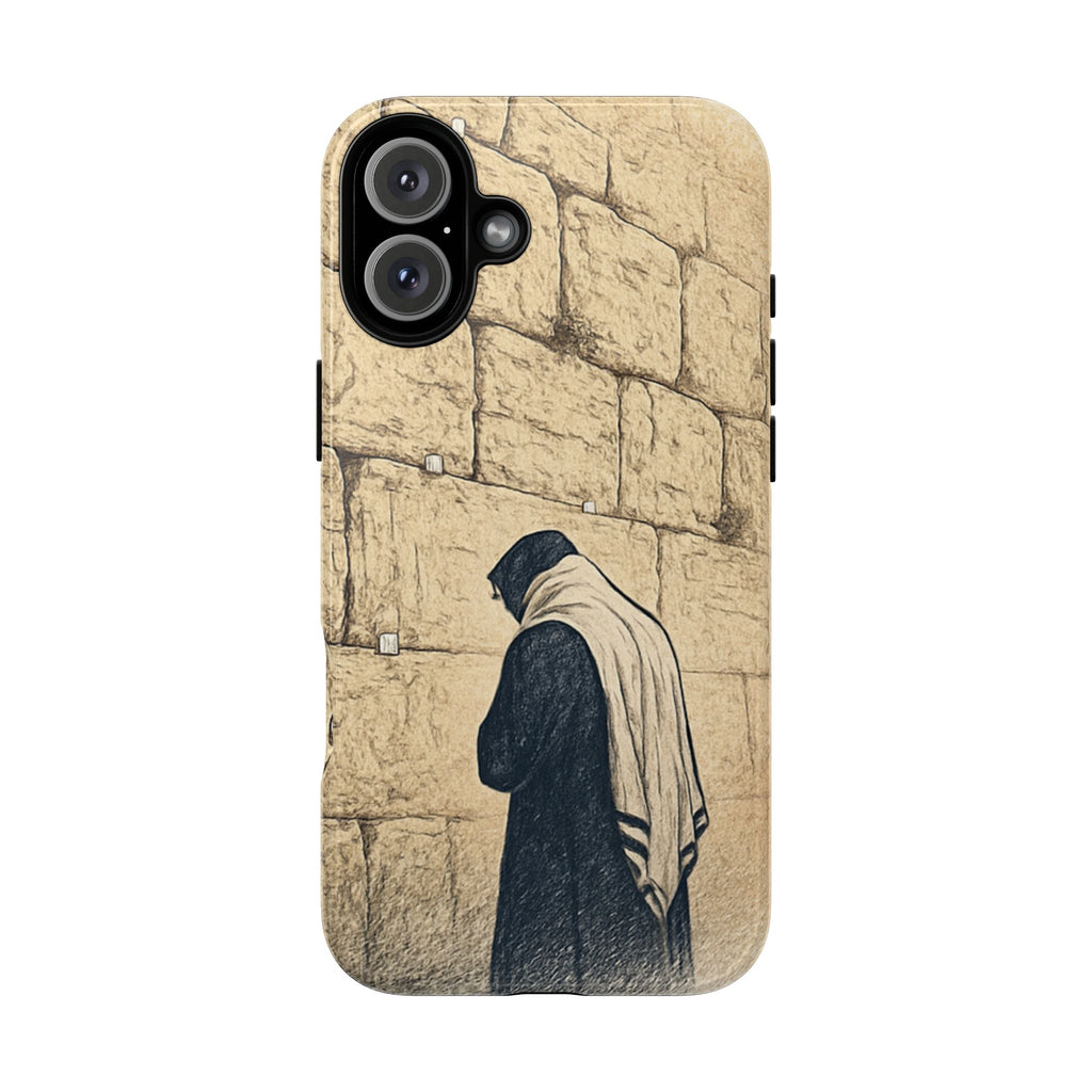 Western Wall Prayer Phone Case — Jewish Prayer Design Tough Cases