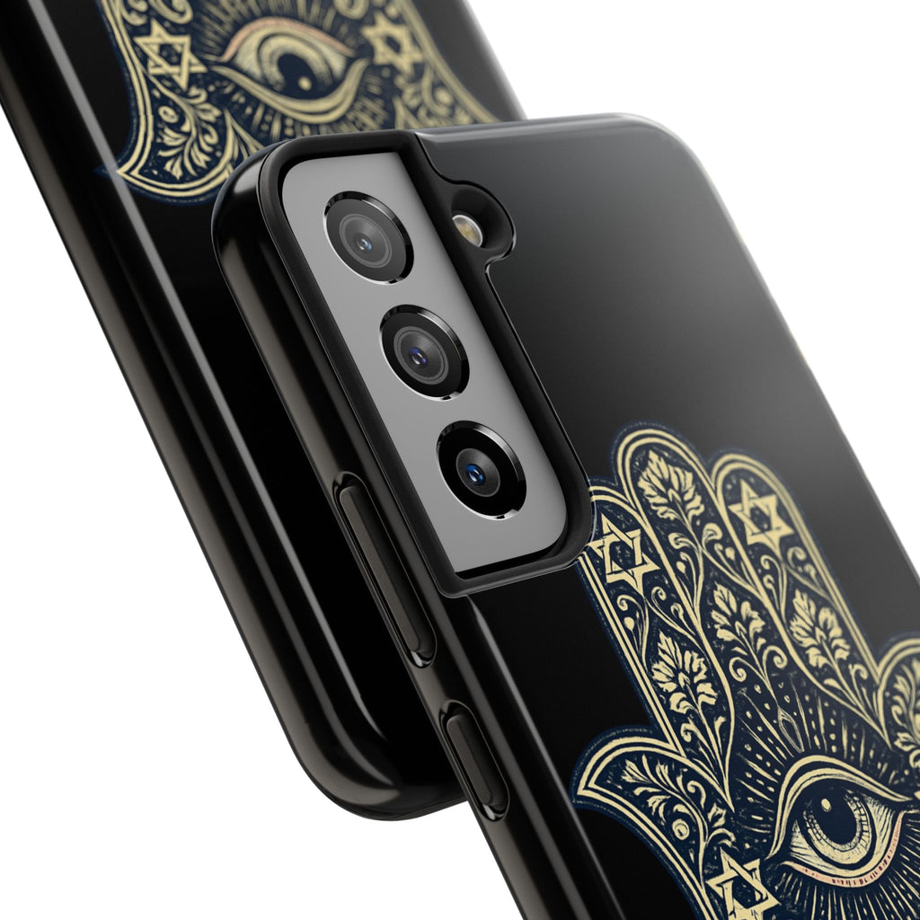 Hamsa Eye Tough Phone Case — Protective Spiritual Phone Cover