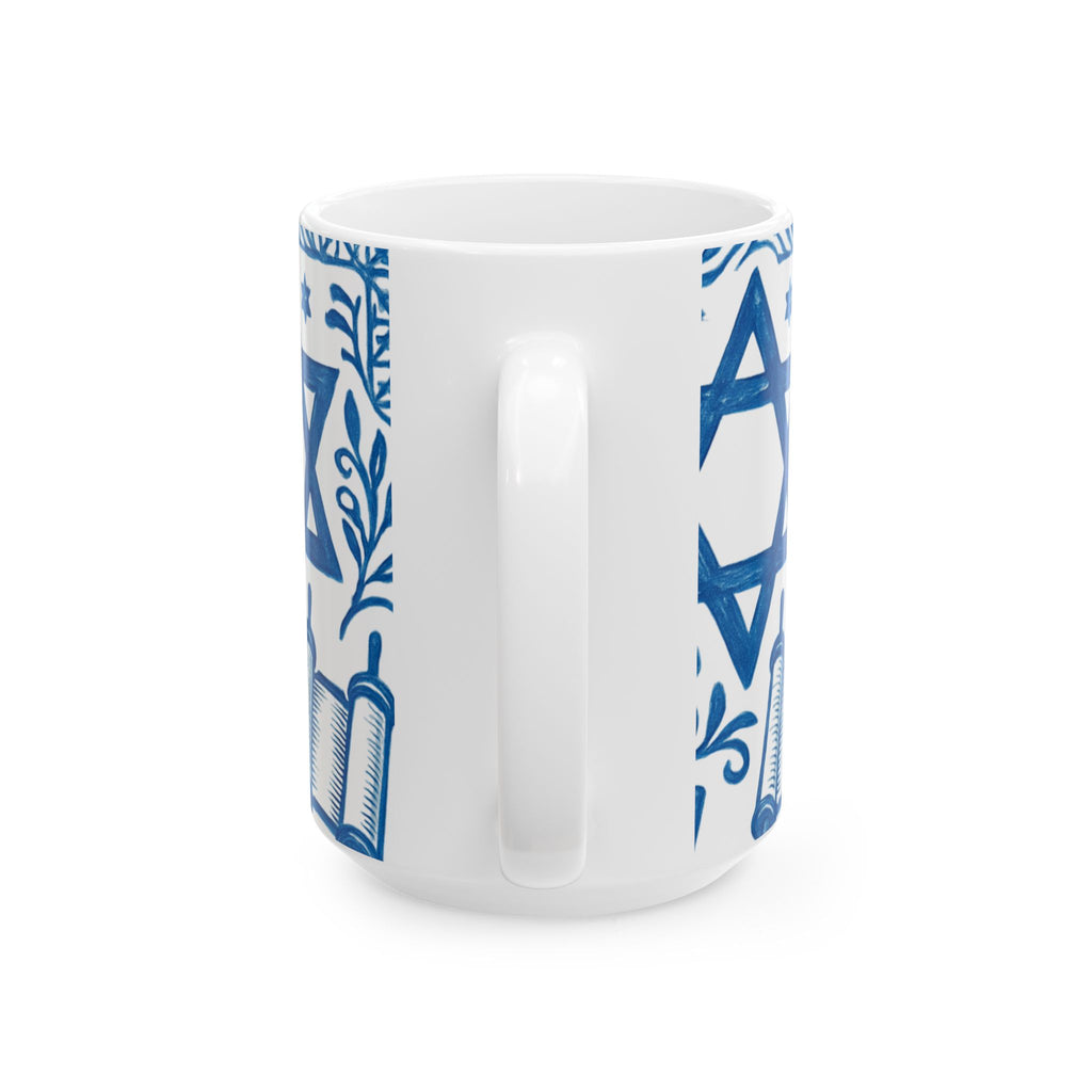 Star of David Ceramic Mug — Jewish Pride 11oz & 15oz