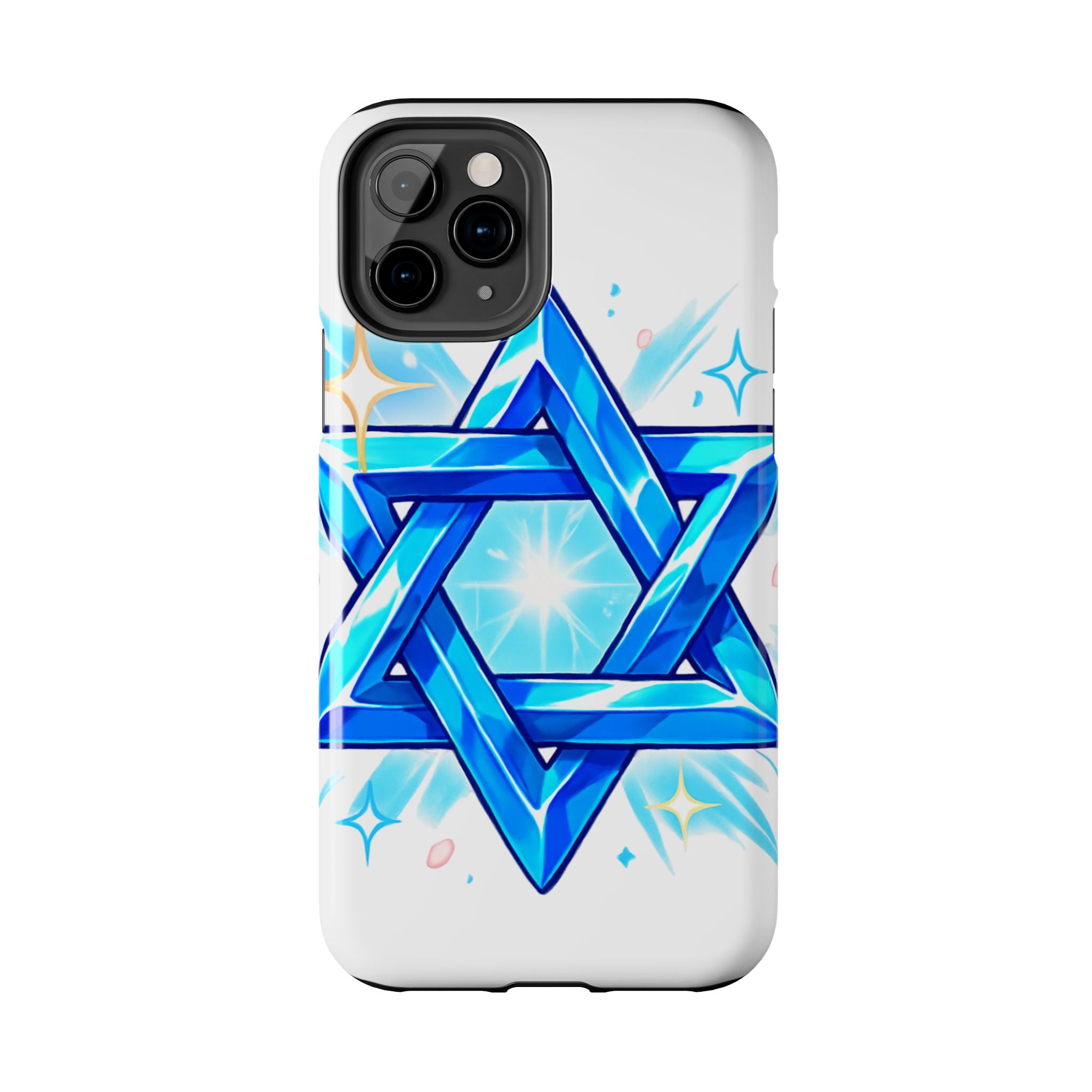 Star of David Blue Phone Case — Jewish Protection Design | Jewish Gift