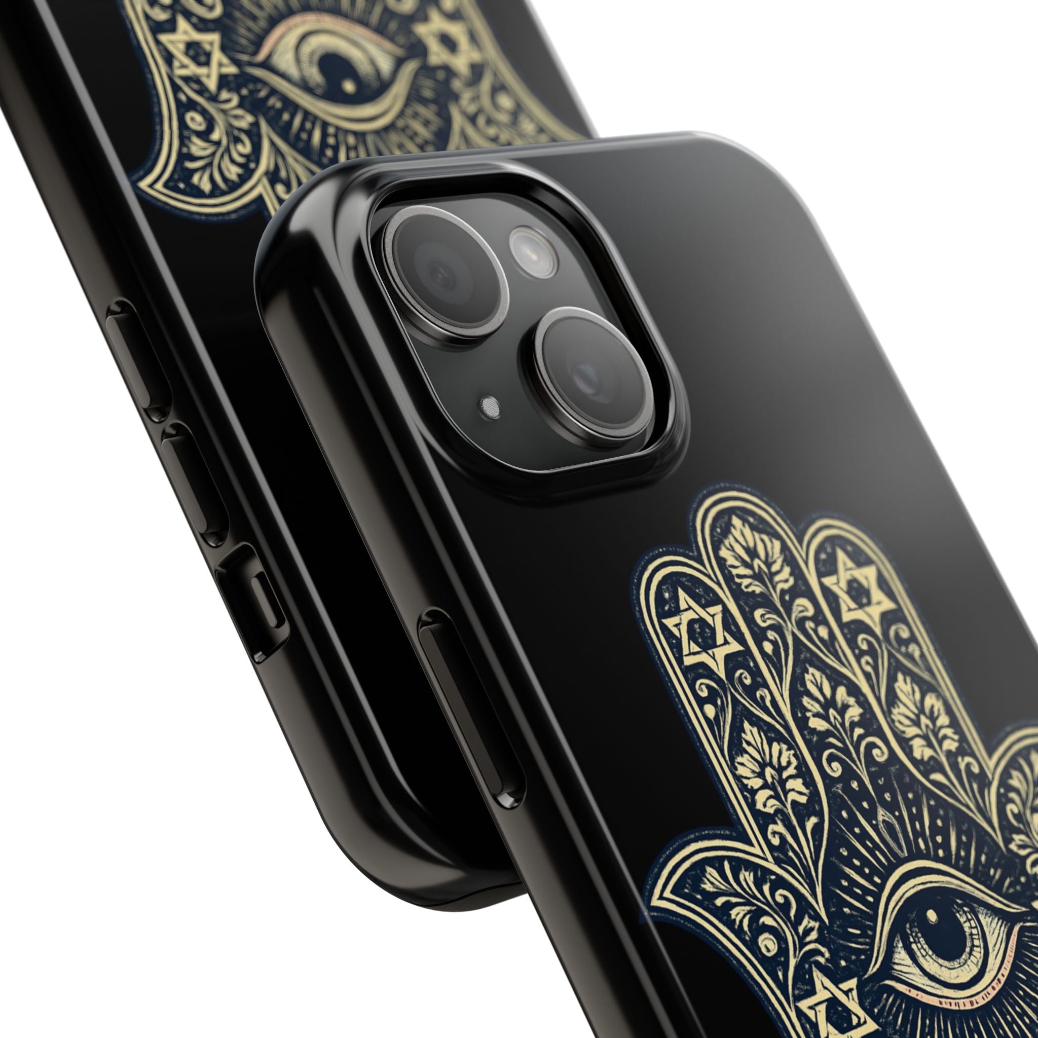 Hamsa Eye Tough Phone Case — Protective Spiritual Phone Cover