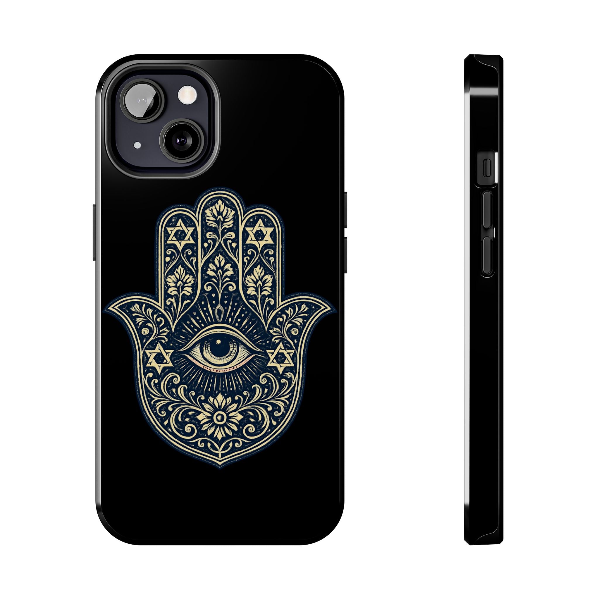 Hamsa Eye Tough Phone Case — Protective Spiritual Phone Cover