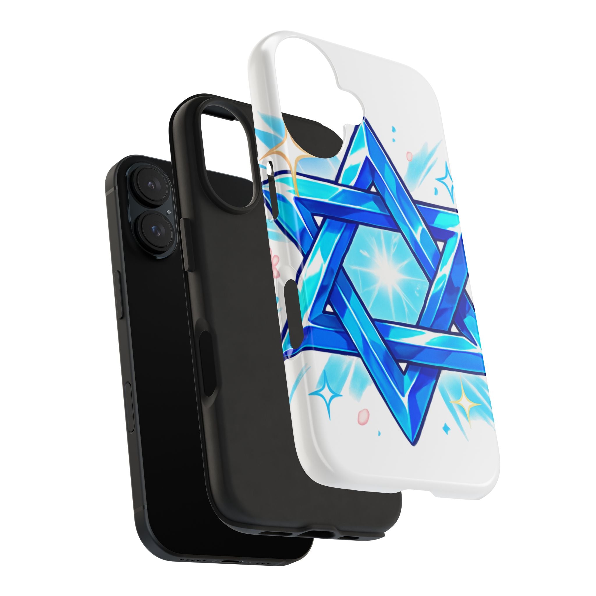 Star of David Blue Phone Case — Jewish Protection Design | Jewish Gift