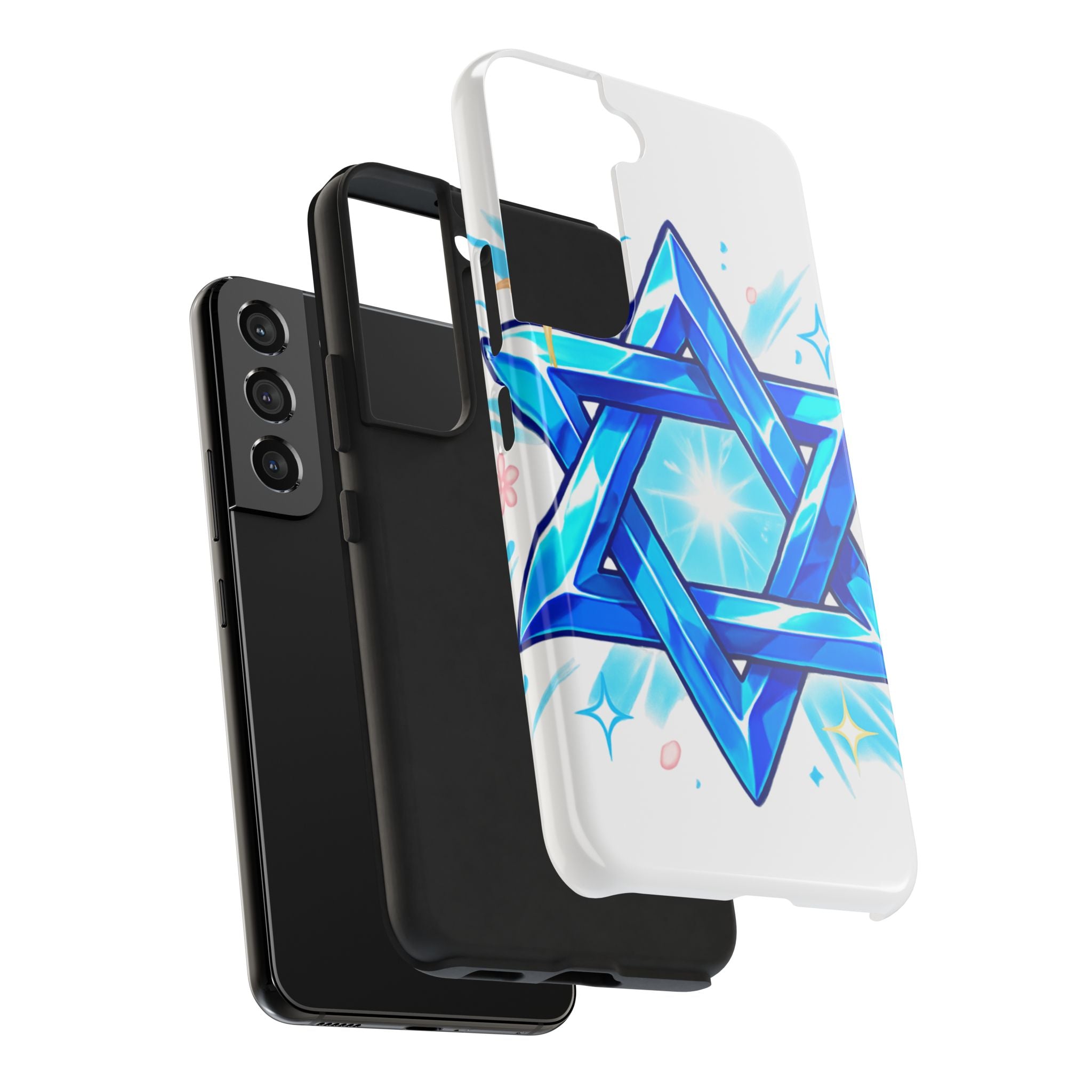Star of David Blue Phone Case — Jewish Protection Design | Jewish Gift