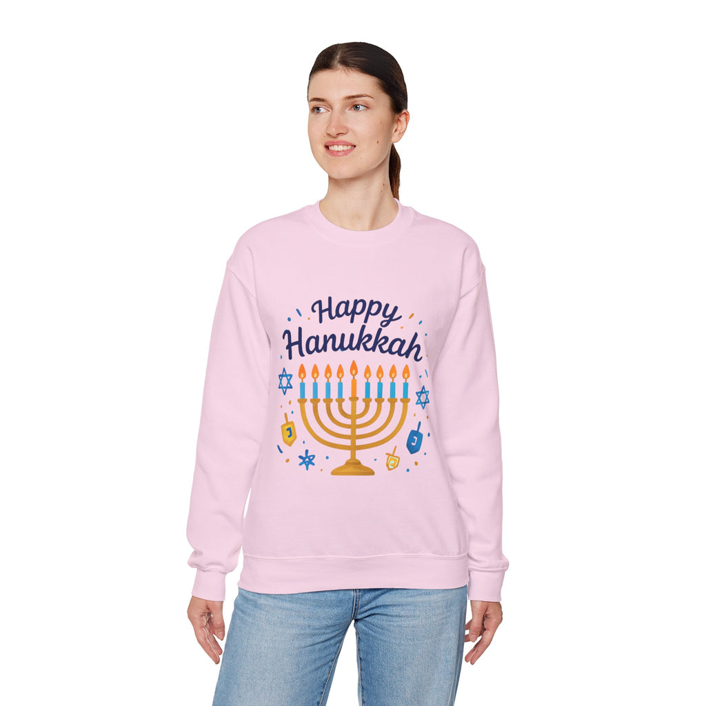 Happy Hanukkah Menorah Sweatshirt