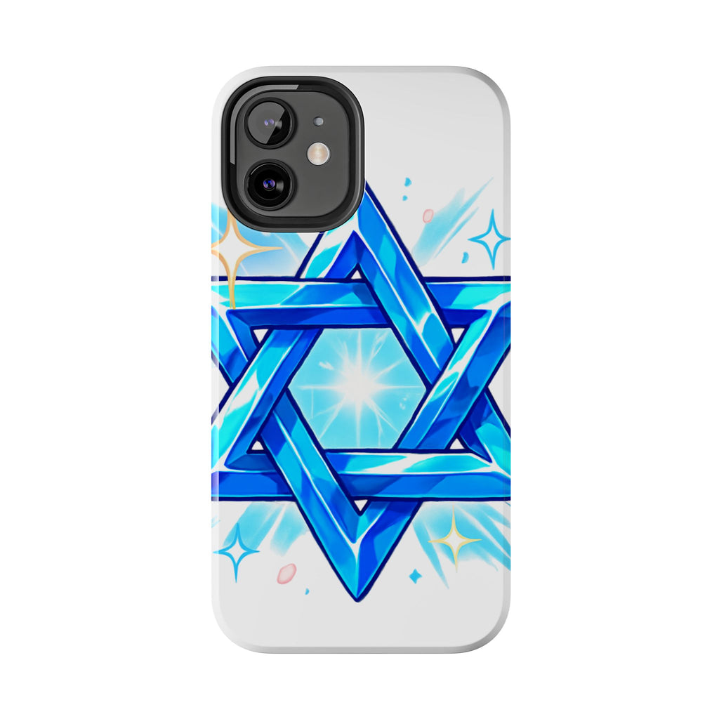 Star of David Blue Phone Case — Jewish Protection Design | Jewish Gift