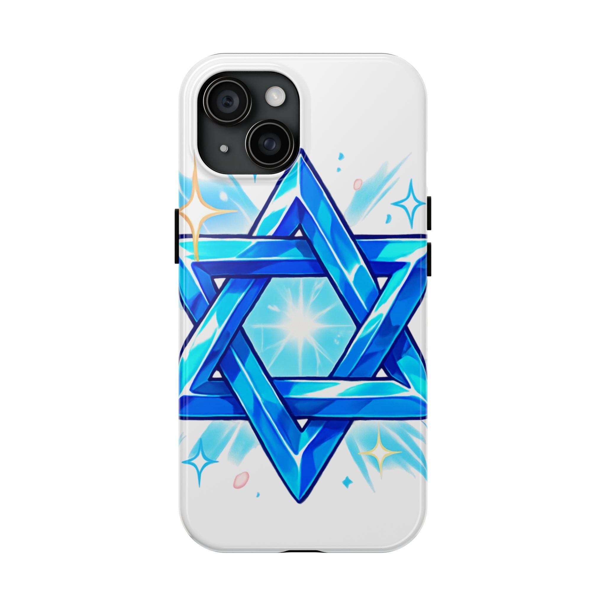 Star of David Blue Phone Case — Jewish Protection Design | Jewish Gift