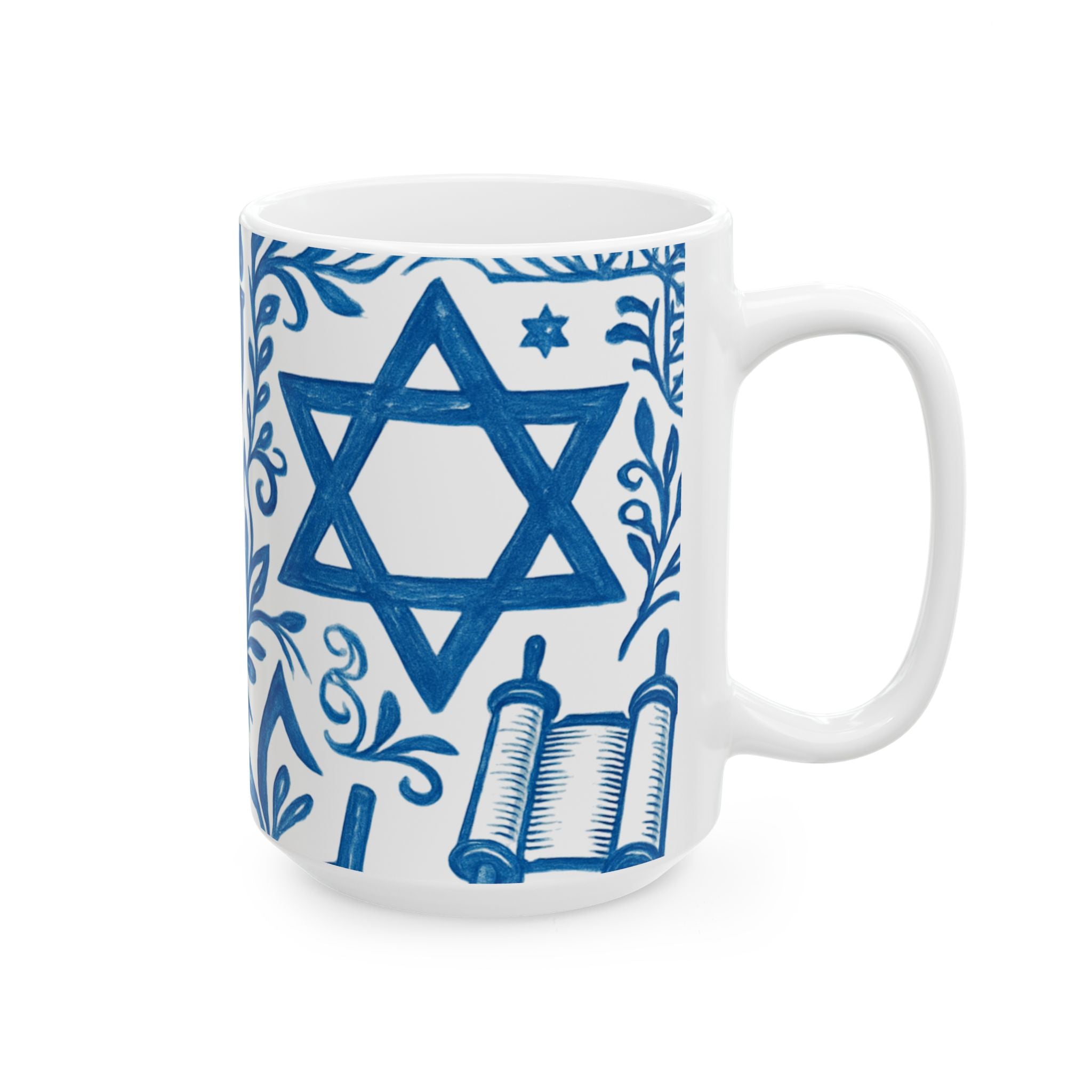 Star of David Ceramic Mug — Jewish Pride 11oz & 15oz