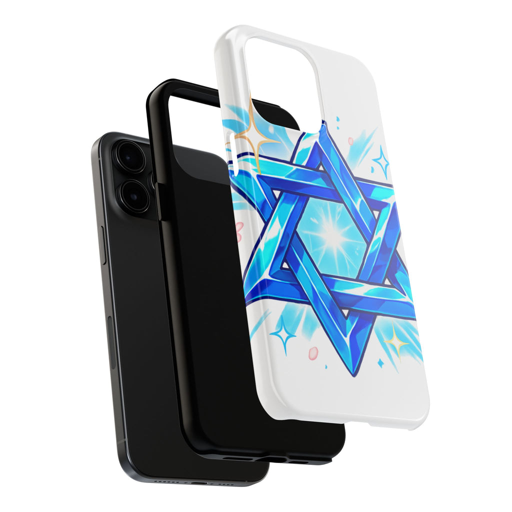 Star of David Blue Phone Case — Jewish Protection Design | Jewish Gift