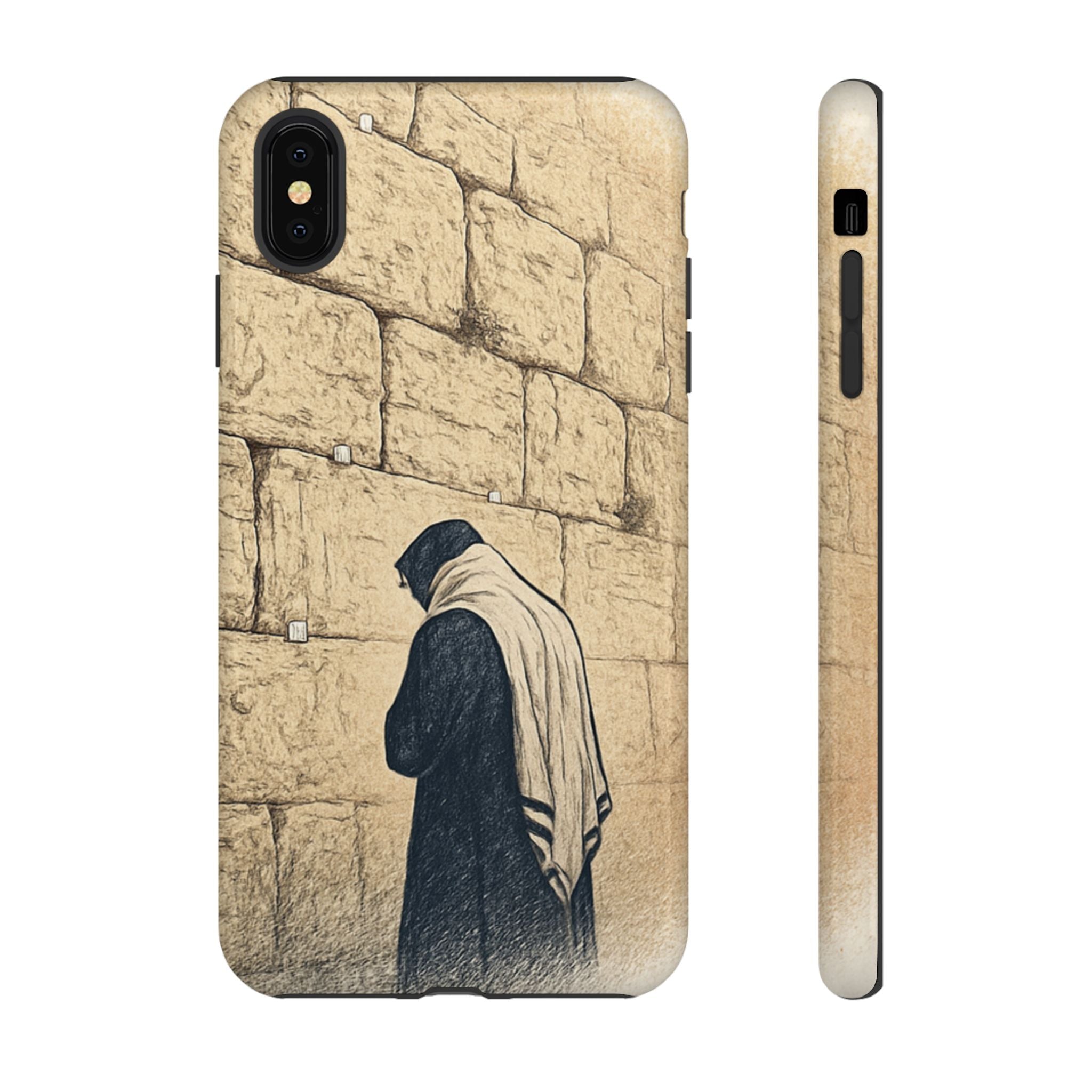 Western Wall Prayer Phone Case — Jewish Prayer Design Tough Cases