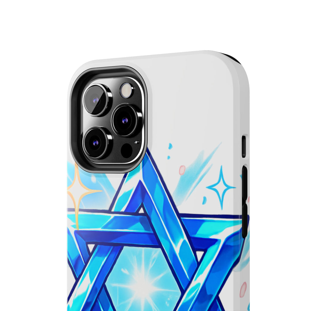 Star of David Blue Phone Case — Jewish Protection Design | Jewish Gift