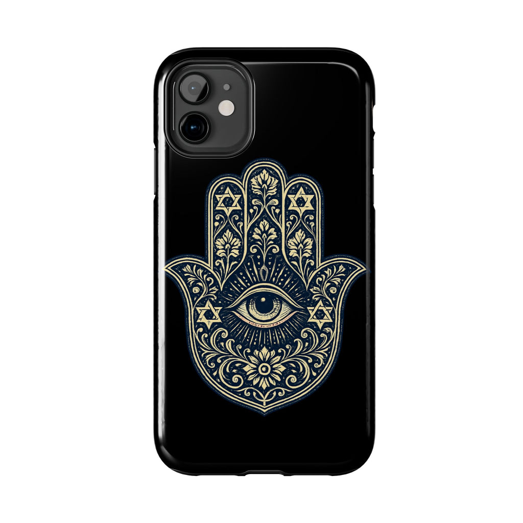 Hamsa Eye Tough Phone Case — Protective Spiritual Phone Cover