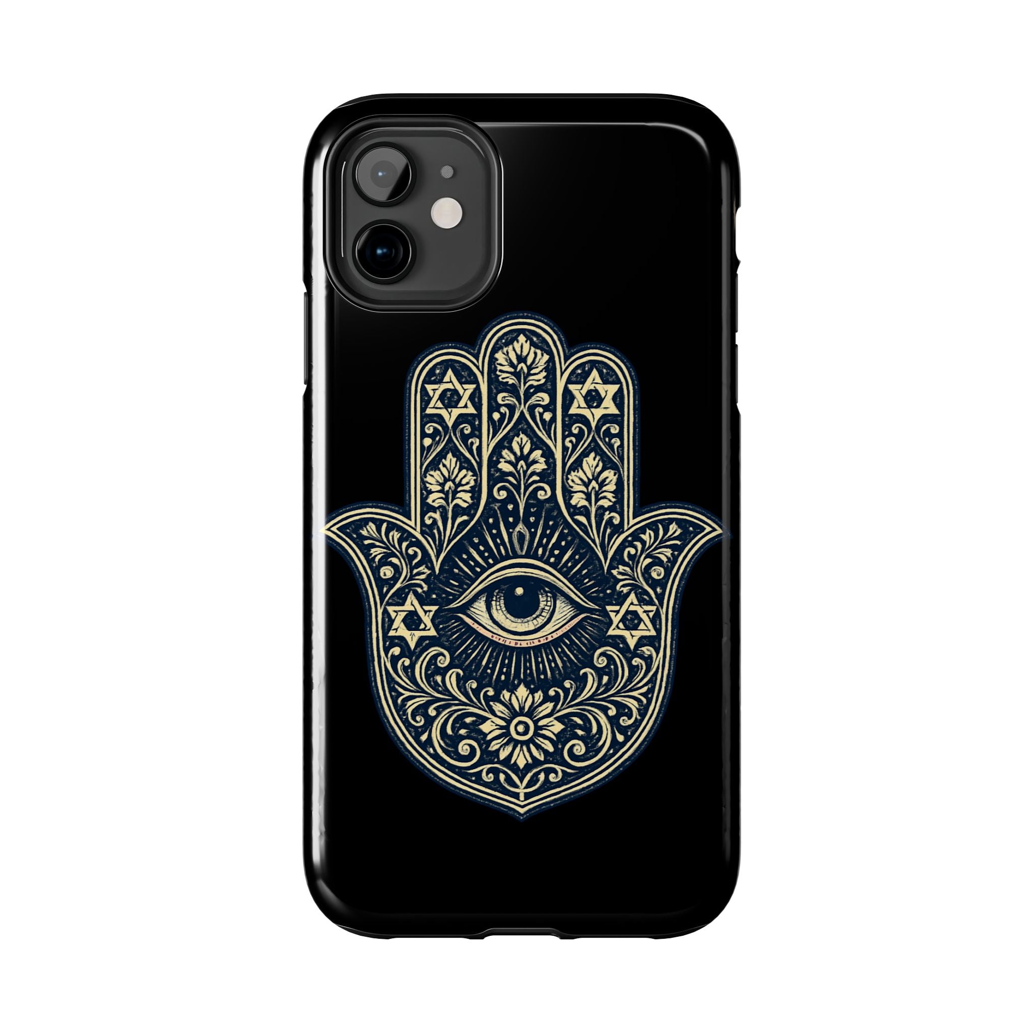 Hamsa Eye Tough Phone Case — Protective Spiritual Phone Cover