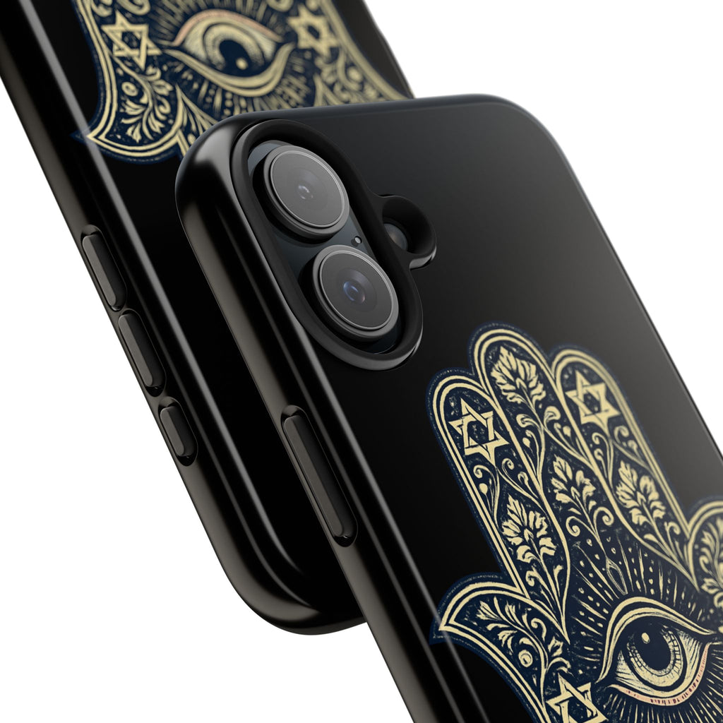 Hamsa Eye Tough Phone Case — Protective Spiritual Phone Cover