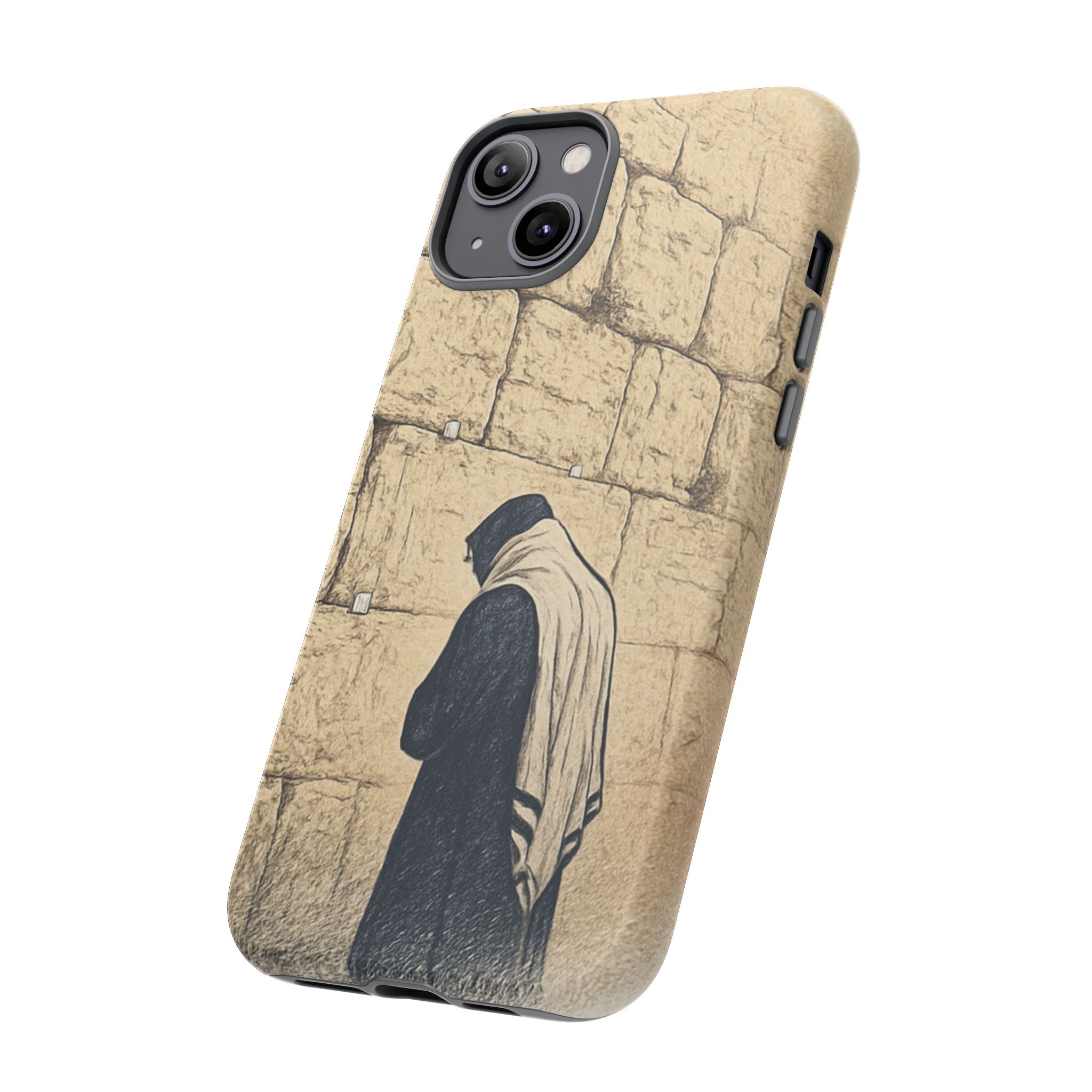 Western Wall Prayer Phone Case — Jewish Prayer Design Tough Cases