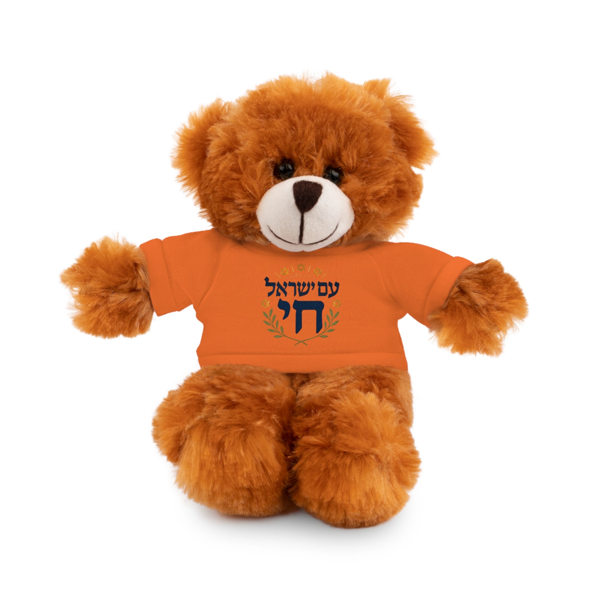 Israel Chai Teddy Bear — Plush Stuffed Animal with Tee