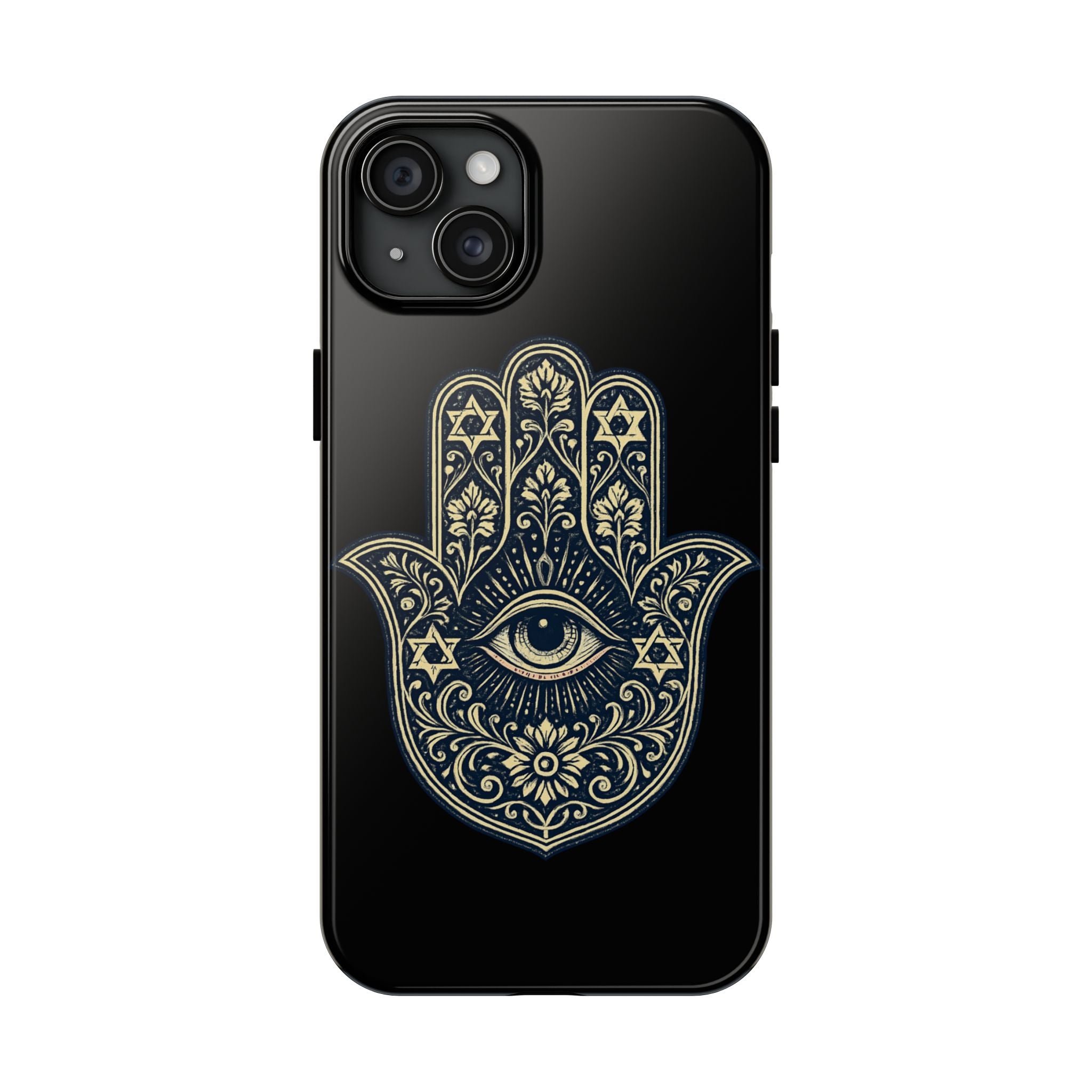 Hamsa Eye Tough Phone Case — Protective Spiritual Phone Cover