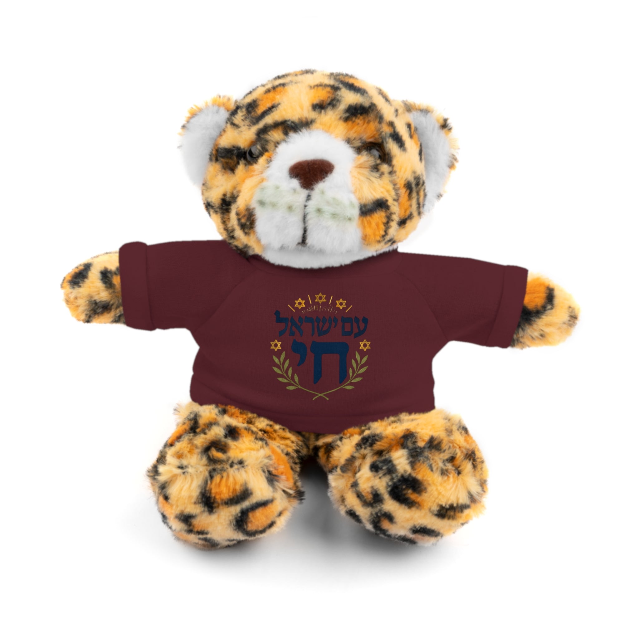 Israel Chai Teddy Bear — Plush Stuffed Animal with Tee