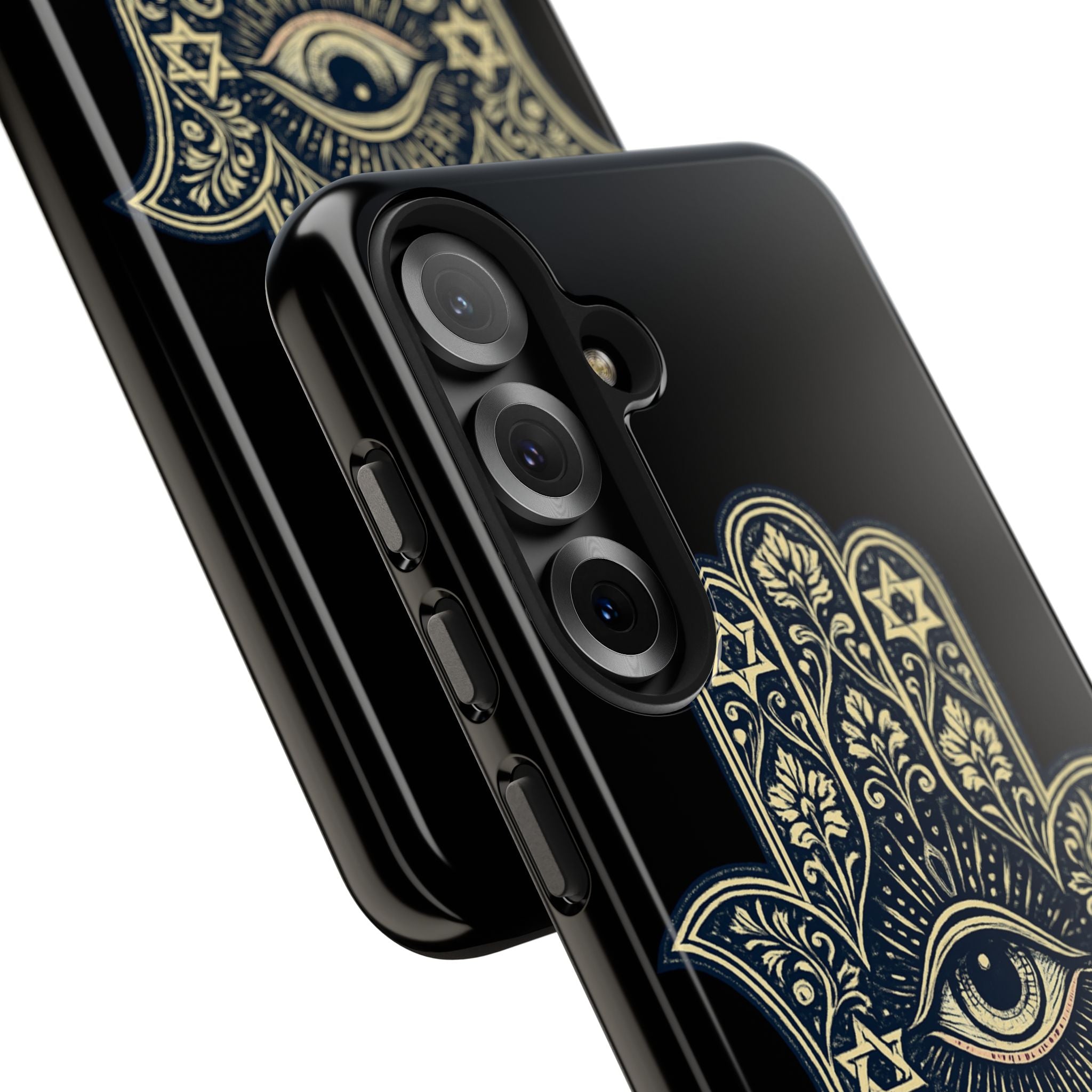 Hamsa Eye Tough Phone Case — Protective Spiritual Phone Cover