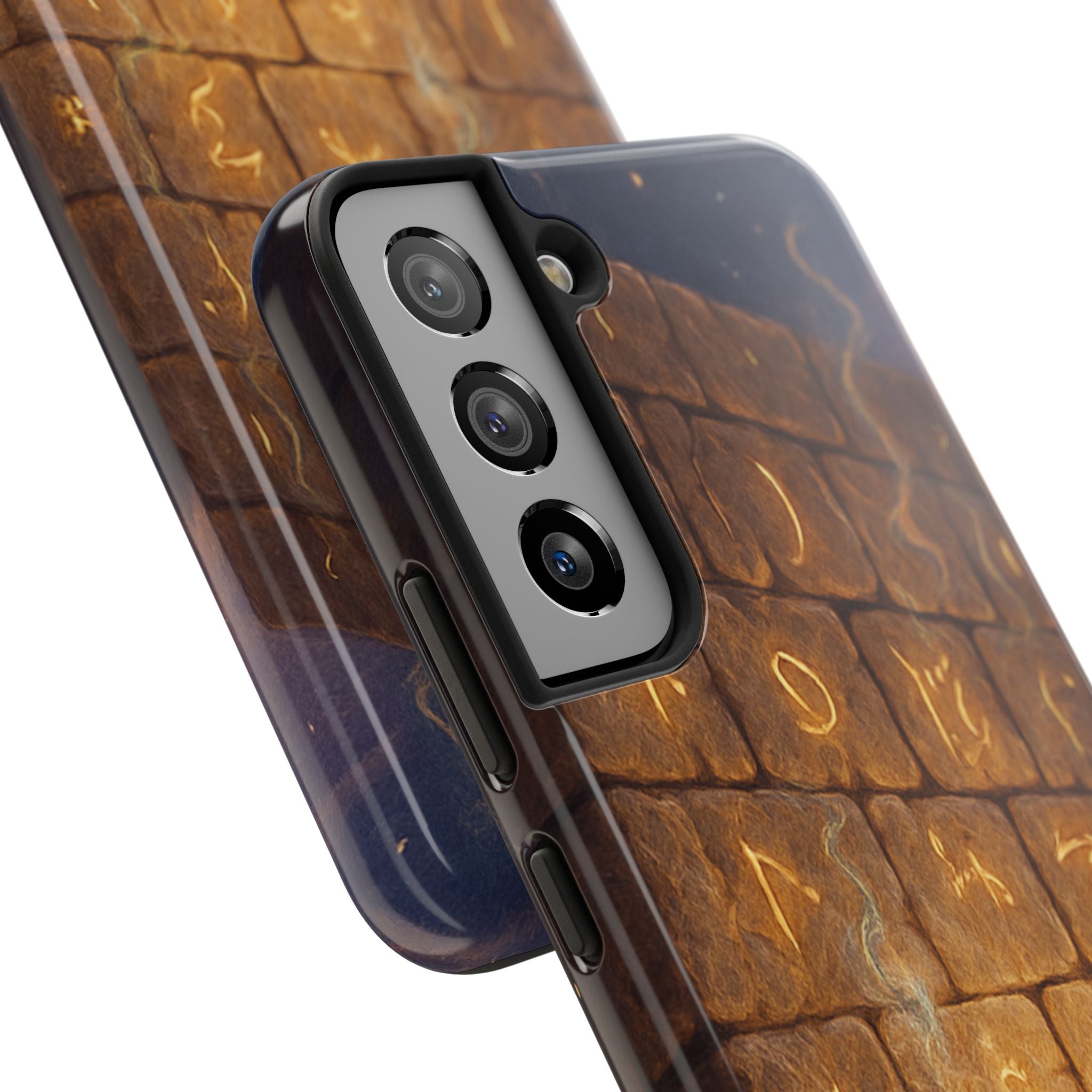 Jewish western Wall Illustration Phone Case — Prayer Silhouettes, Jerusalem Religious Art