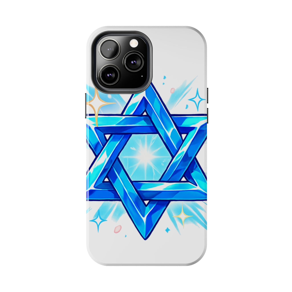 Star of David Blue Phone Case — Jewish Protection Design | Jewish Gift