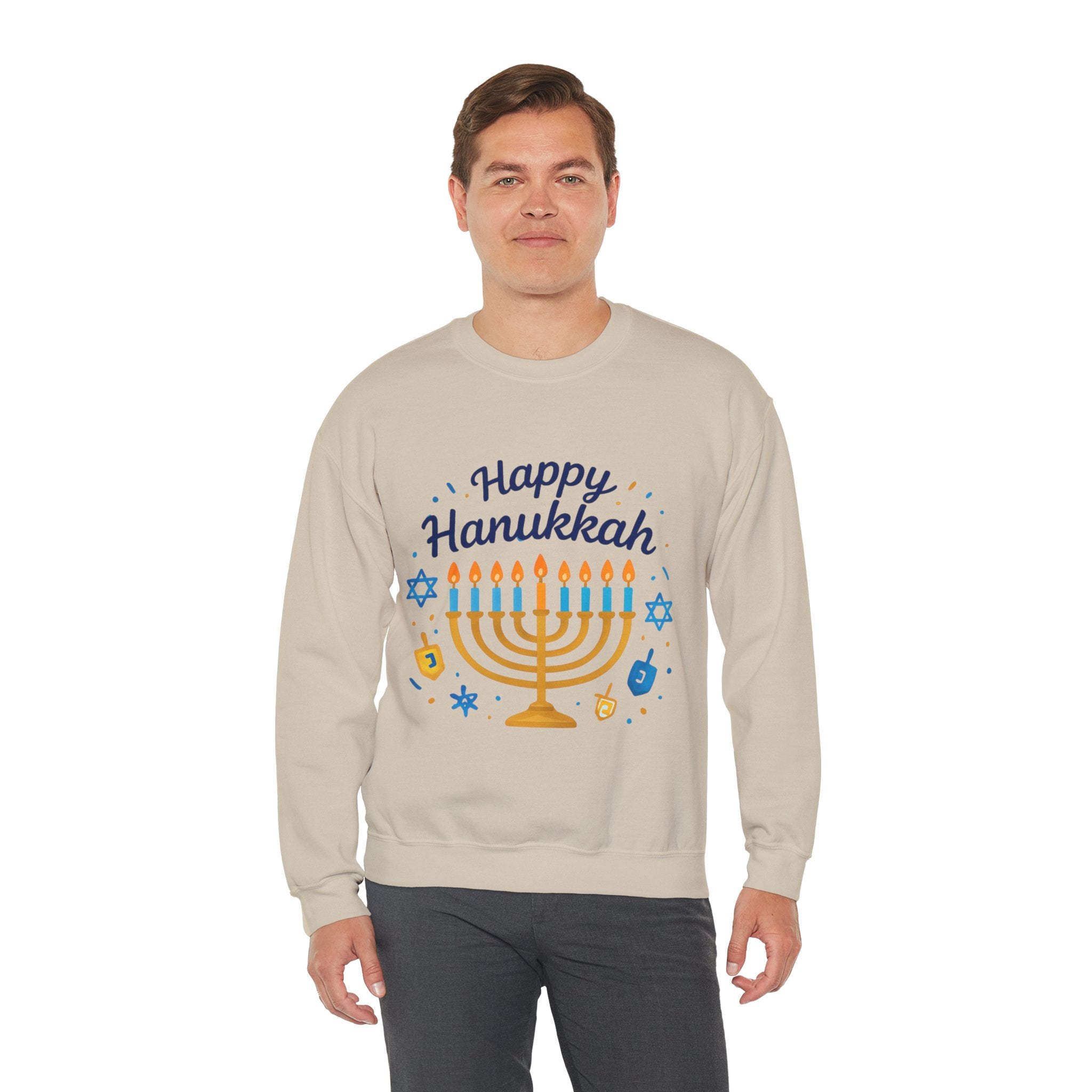 Happy Hanukkah Menorah Sweatshirt
