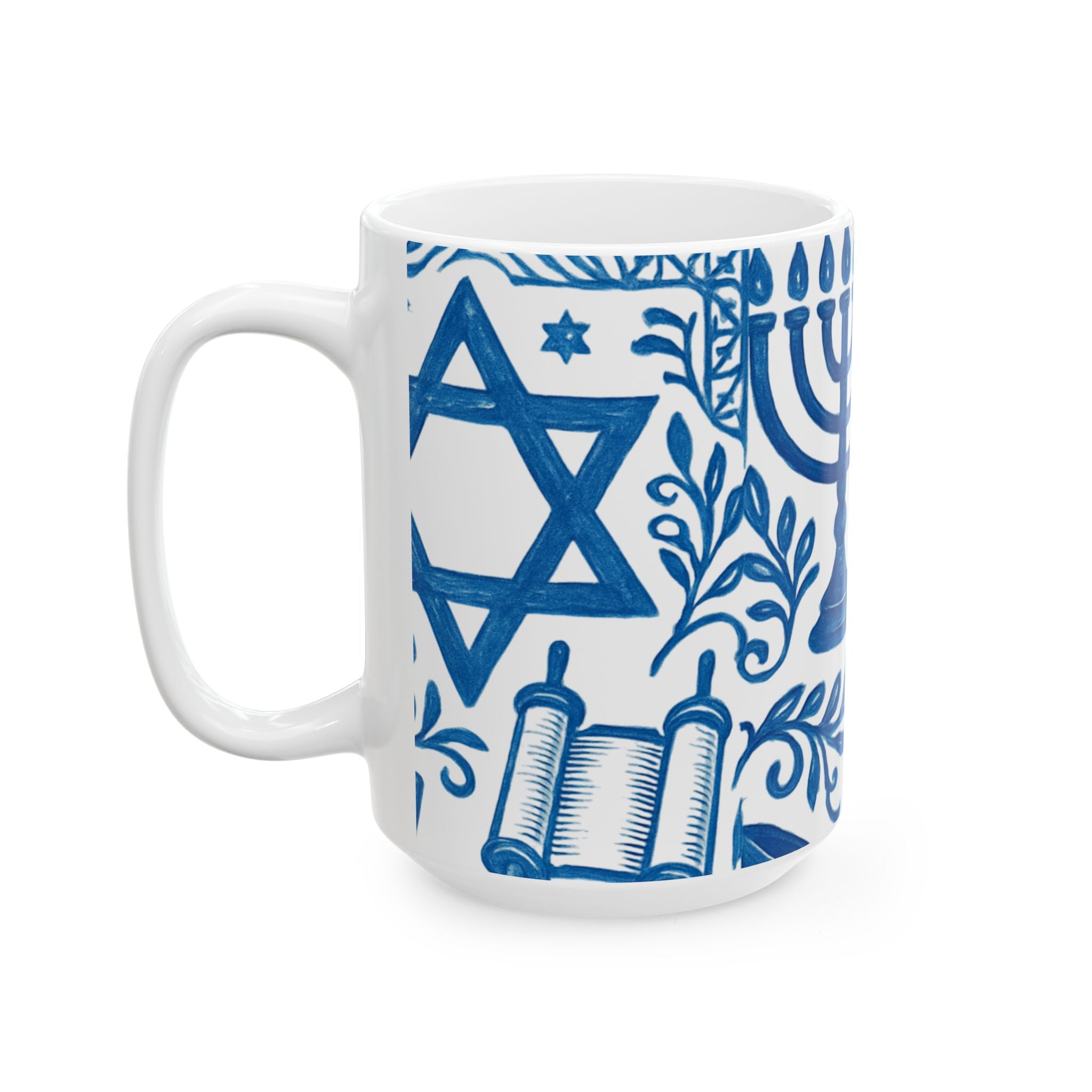 Star of David Ceramic Mug — Jewish Pride 11oz & 15oz