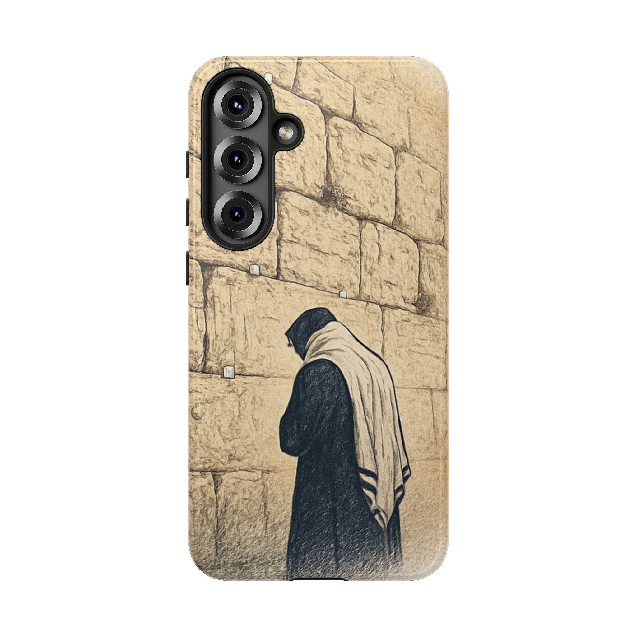 Western Wall Prayer Phone Case — Jewish Prayer Design Tough Cases