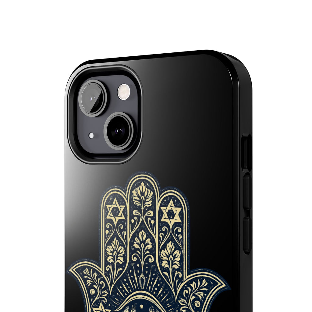 Hamsa Eye Tough Phone Case — Protective Spiritual Phone Cover