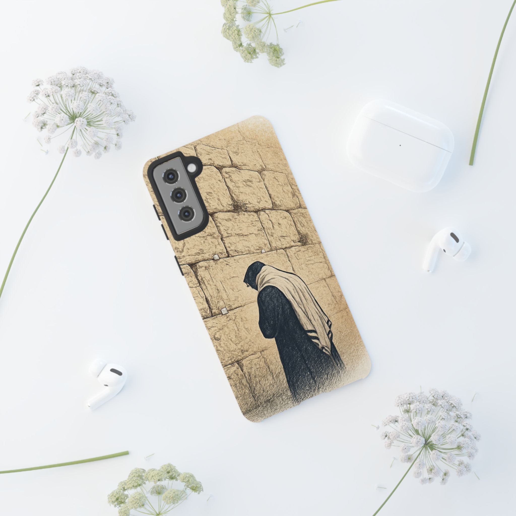 Western Wall Prayer Phone Case — Jewish Prayer Design Tough Cases