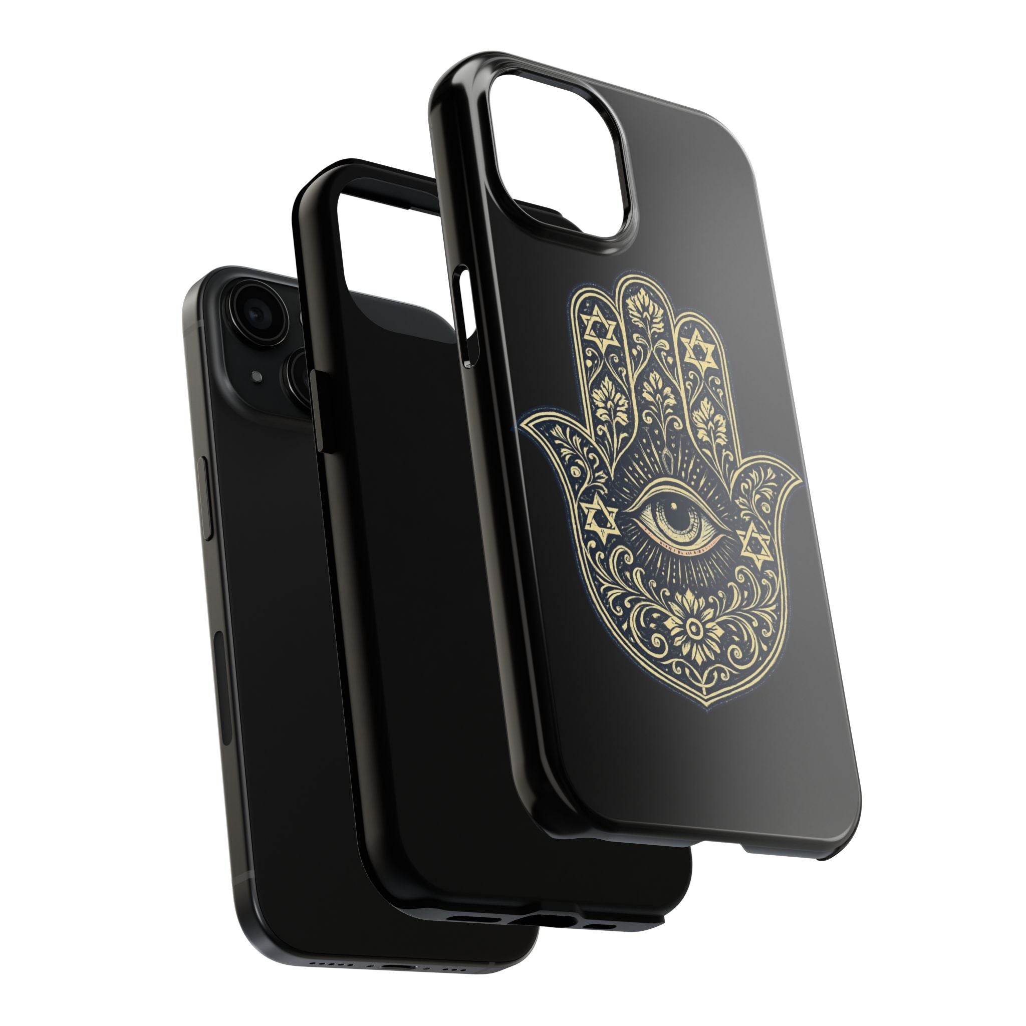 Hamsa Eye Tough Phone Case — Protective Spiritual Phone Cover