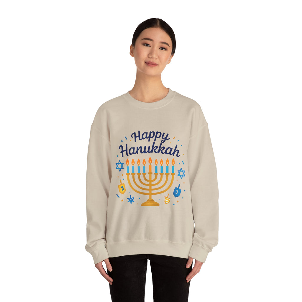Happy Hanukkah Menorah Sweatshirt