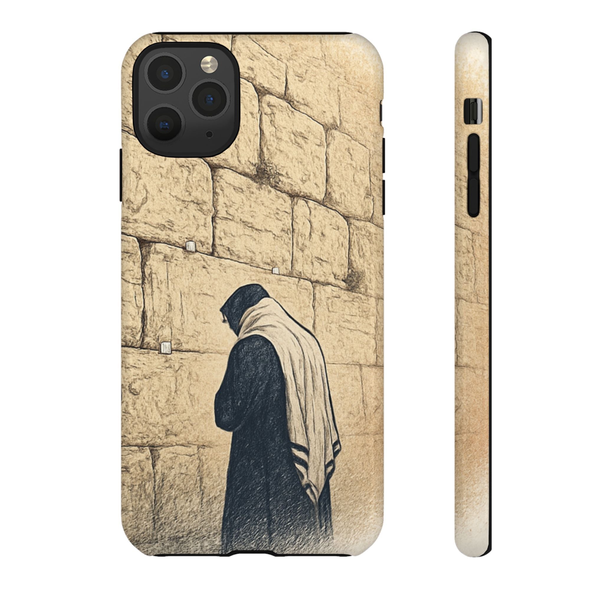 Western Wall Prayer Phone Case — Jewish Prayer Design Tough Cases