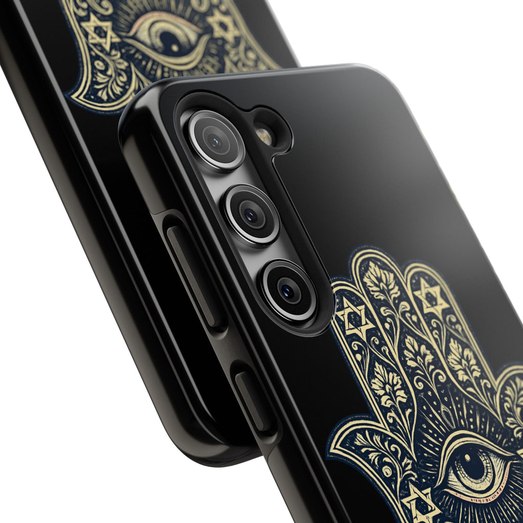 Hamsa Eye Tough Phone Case — Protective Spiritual Phone Cover
