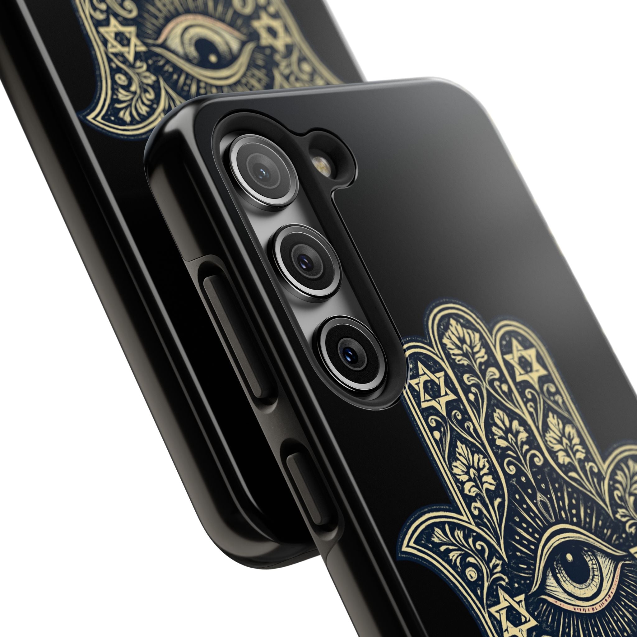 Hamsa Eye Tough Phone Case — Protective Spiritual Phone Cover