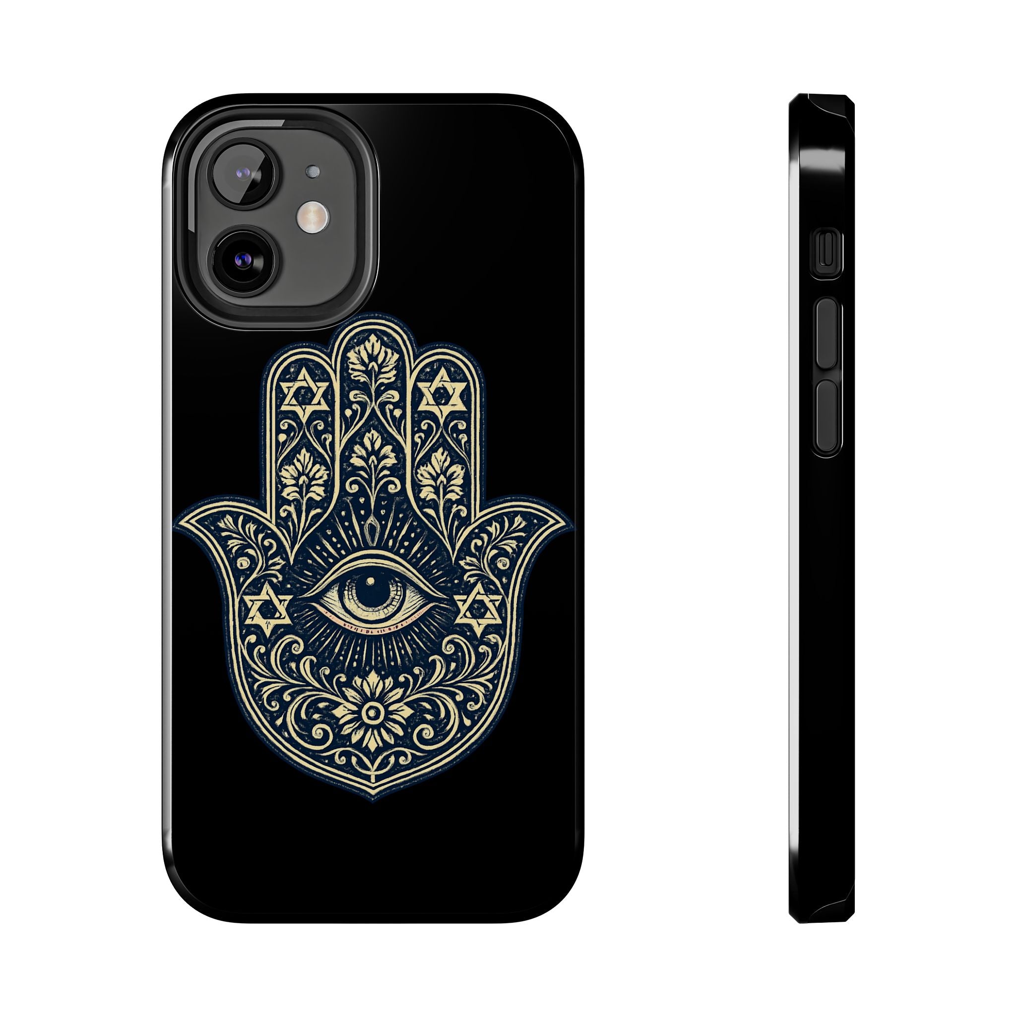 Hamsa Eye Tough Phone Case — Protective Spiritual Phone Cover